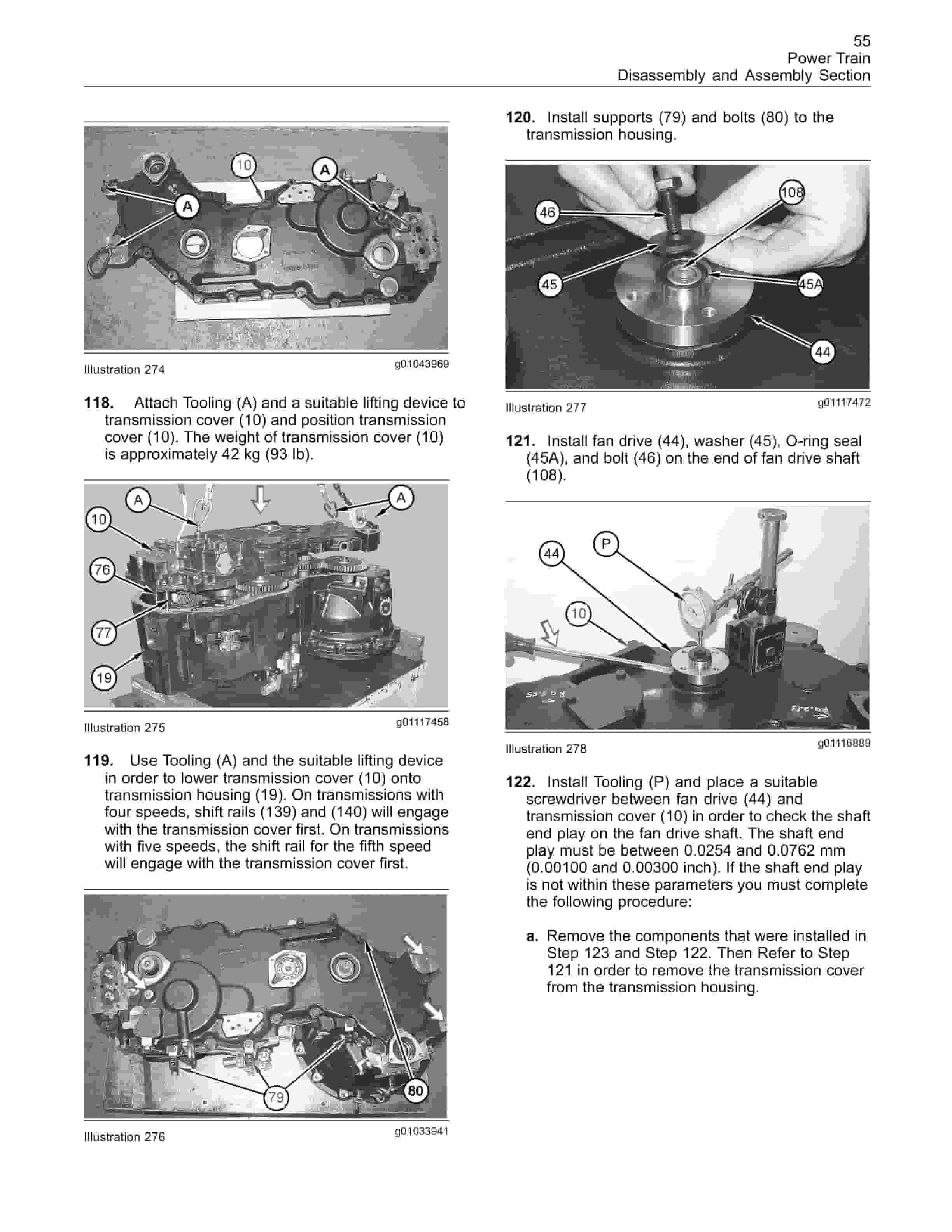 Caterpillar TH336, TH337, TH406, TH407, TH414, TH514, TH417 Disassembly And Assembly 31200563-5