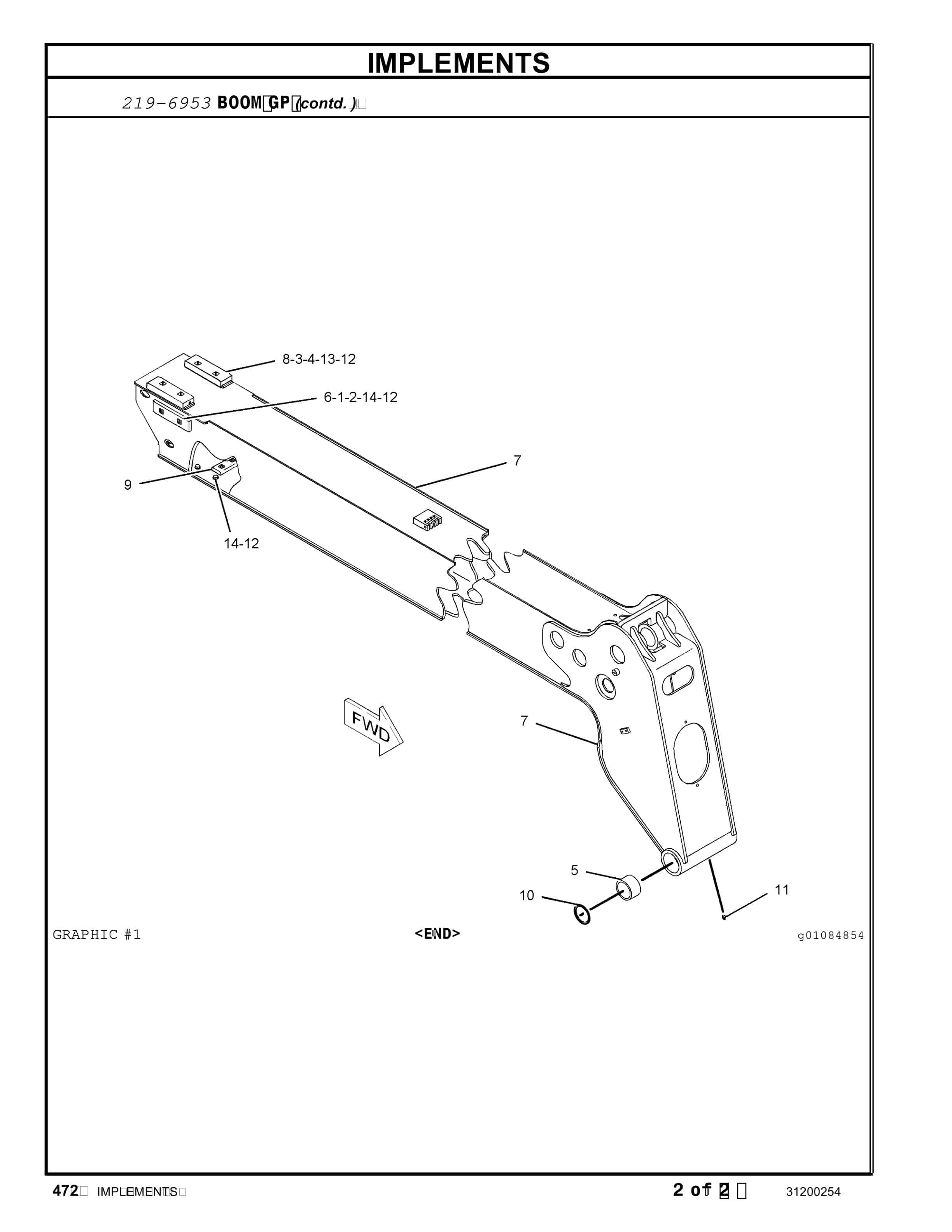 Caterpillar TH580B Telehandler Parts Manual 31200254 3 Caterpillar TH580B Telehandler Parts Manual 31200254 - Image 3
