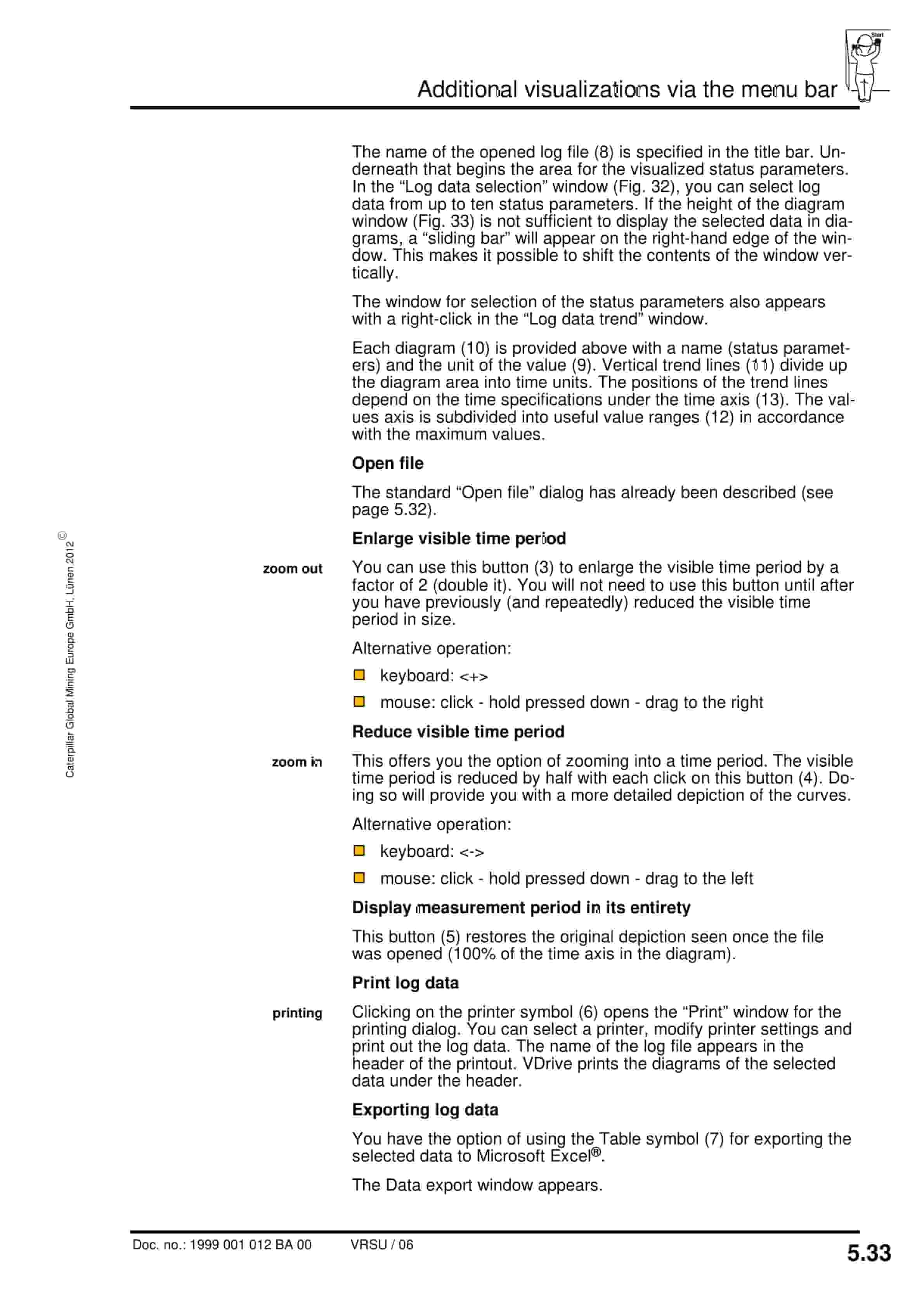 Caterpillar VDrive - Visualization Of The CST Gearbox Ver 10.76 Operating Manual 1999 001 012 BA 00 5 Caterpillar VDrive - Visualization Of The CST Gearbox Ver 10.76 Operating Manual 1999 001 012 BA 00-5