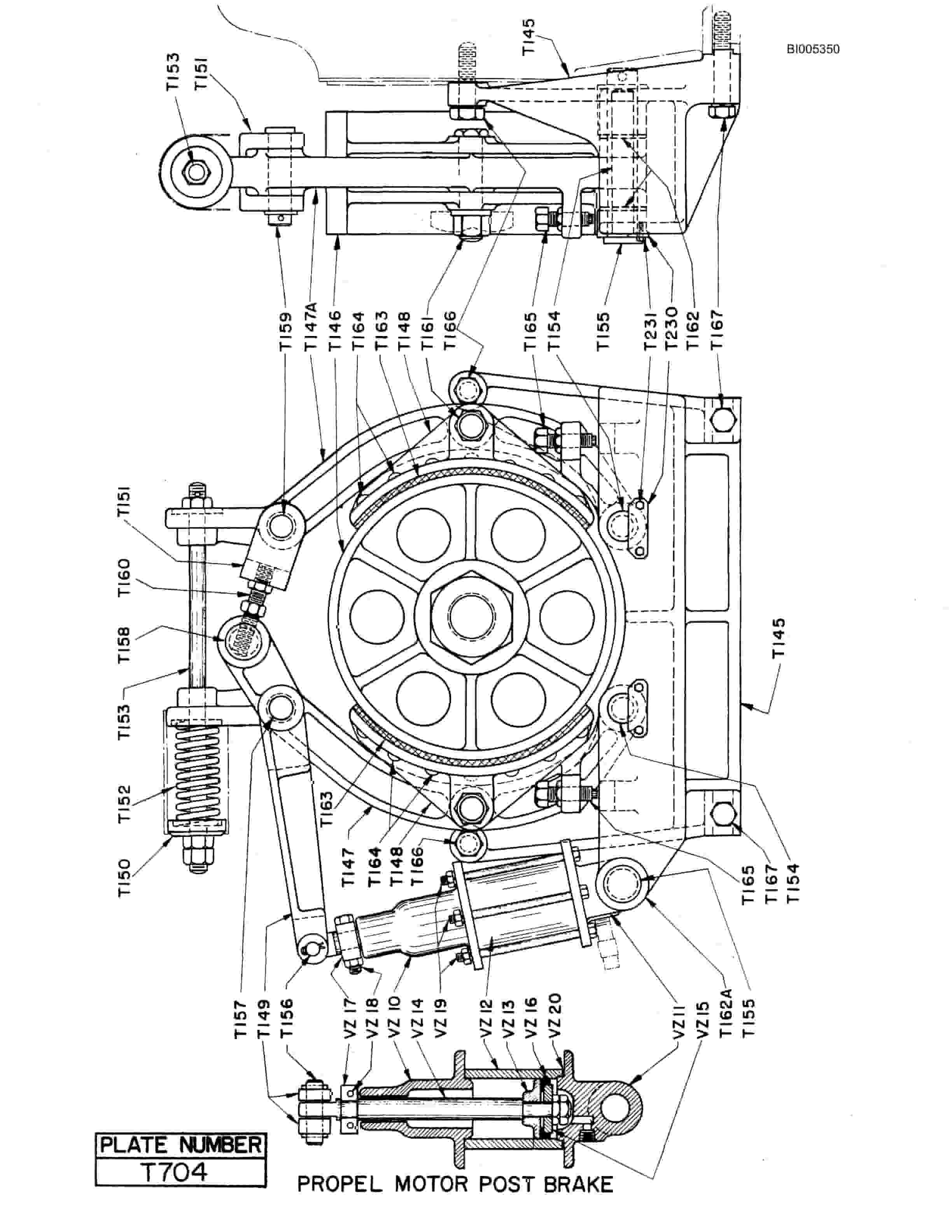 Bucyrus 1260W Parts Catalog BI005350-3