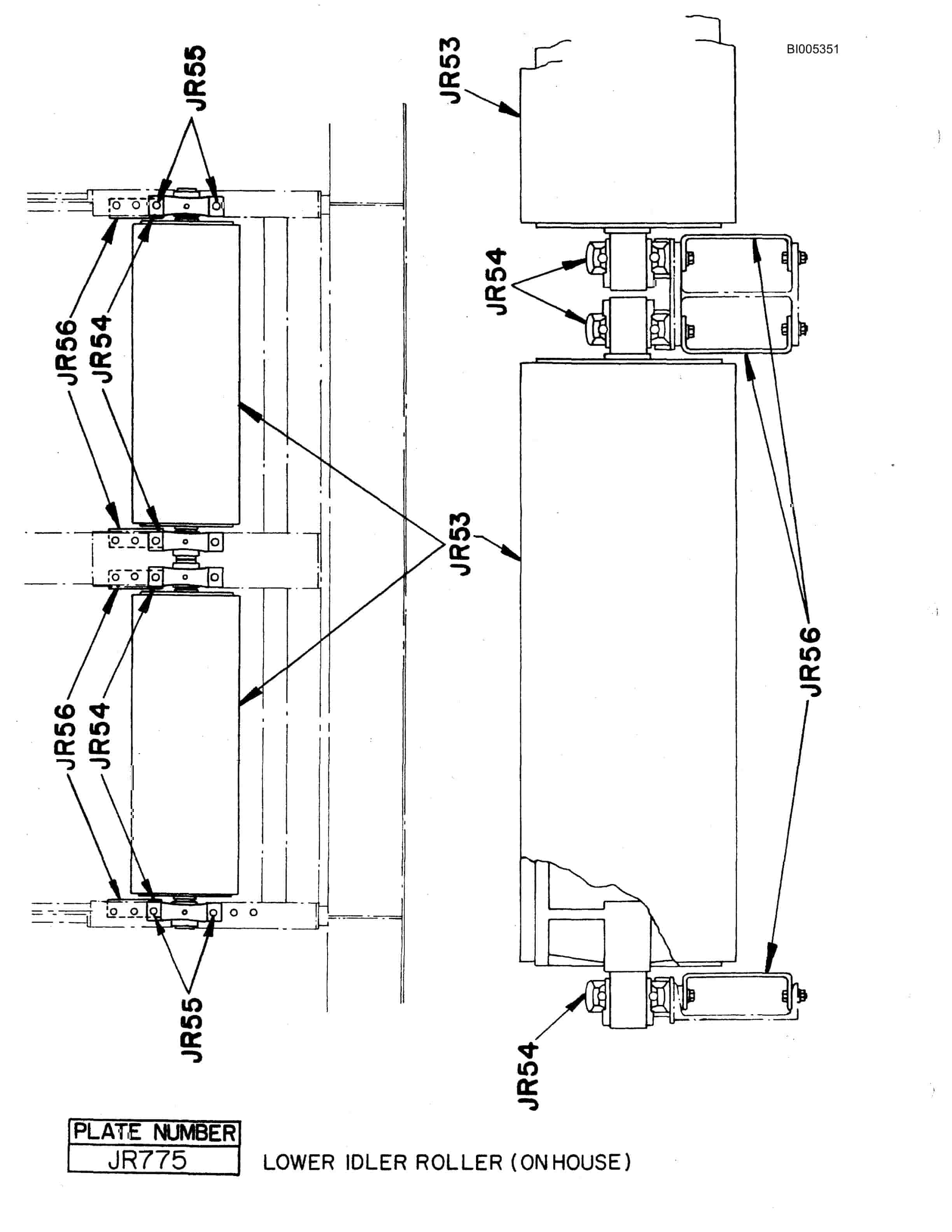 Bucyrus 1260W Parts Catalog BI005351-2