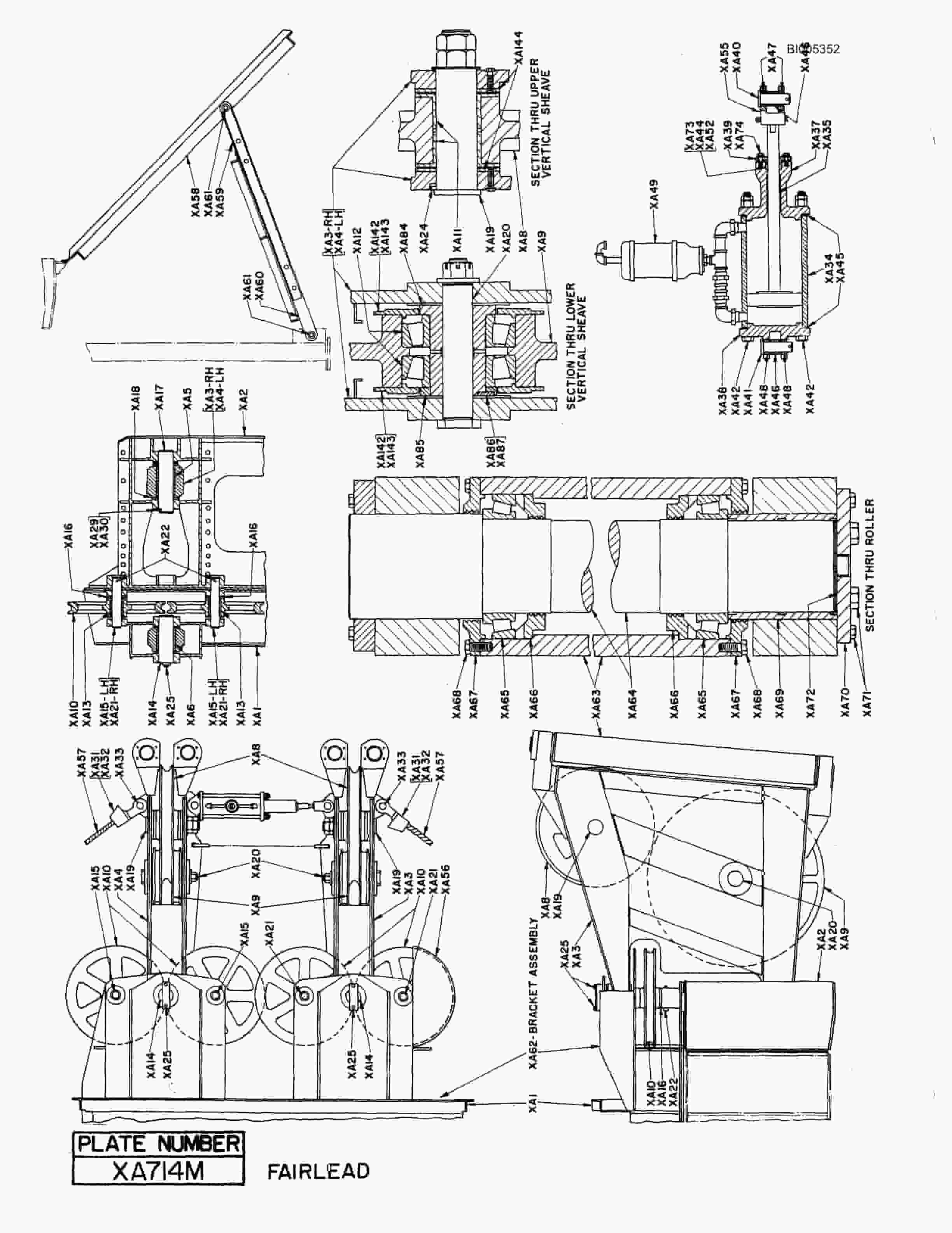 Bucyrus 1260W Parts Catalog BI005352-3