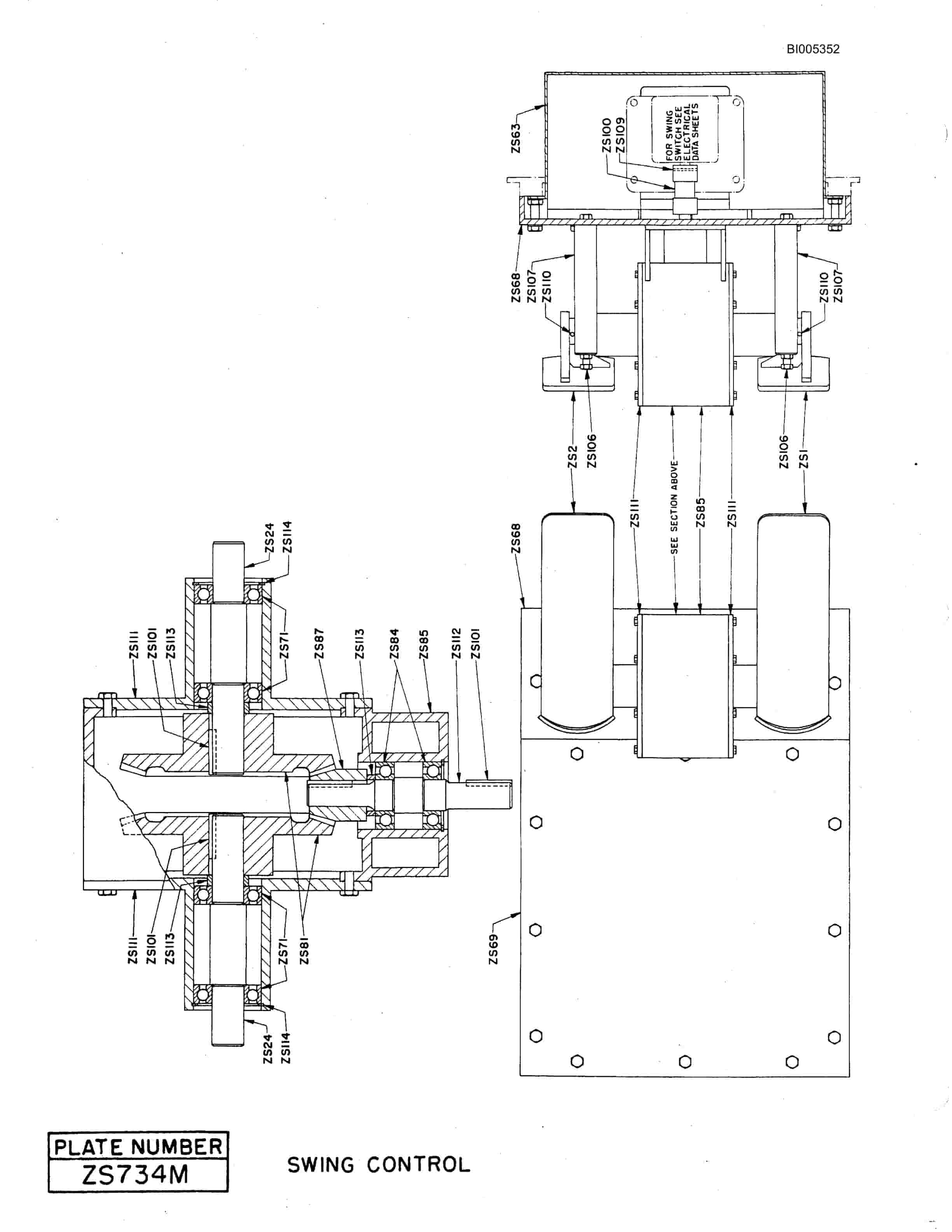 Bucyrus 1260W Parts Catalog BI005352-5