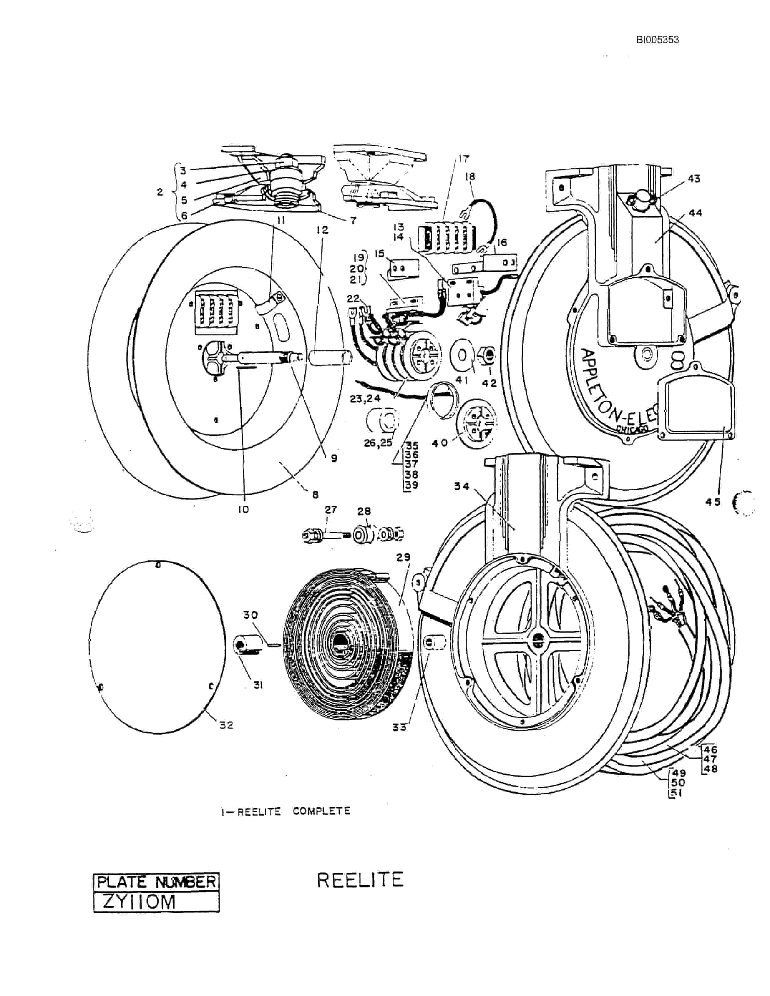 Bucyrus 1260W Parts Catalog BI005353-5