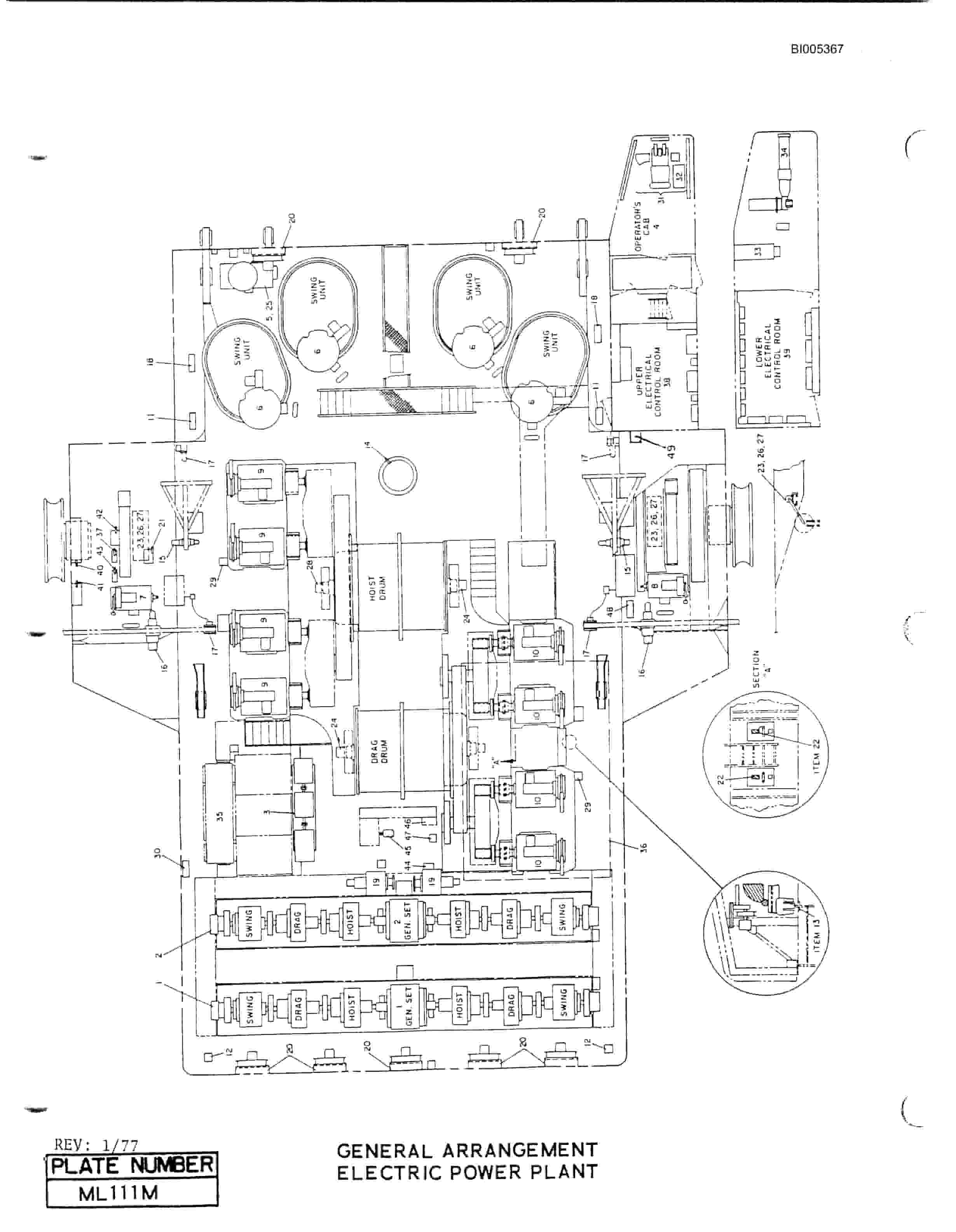 Bucyrus 1260W Parts Catalog BI005367-2