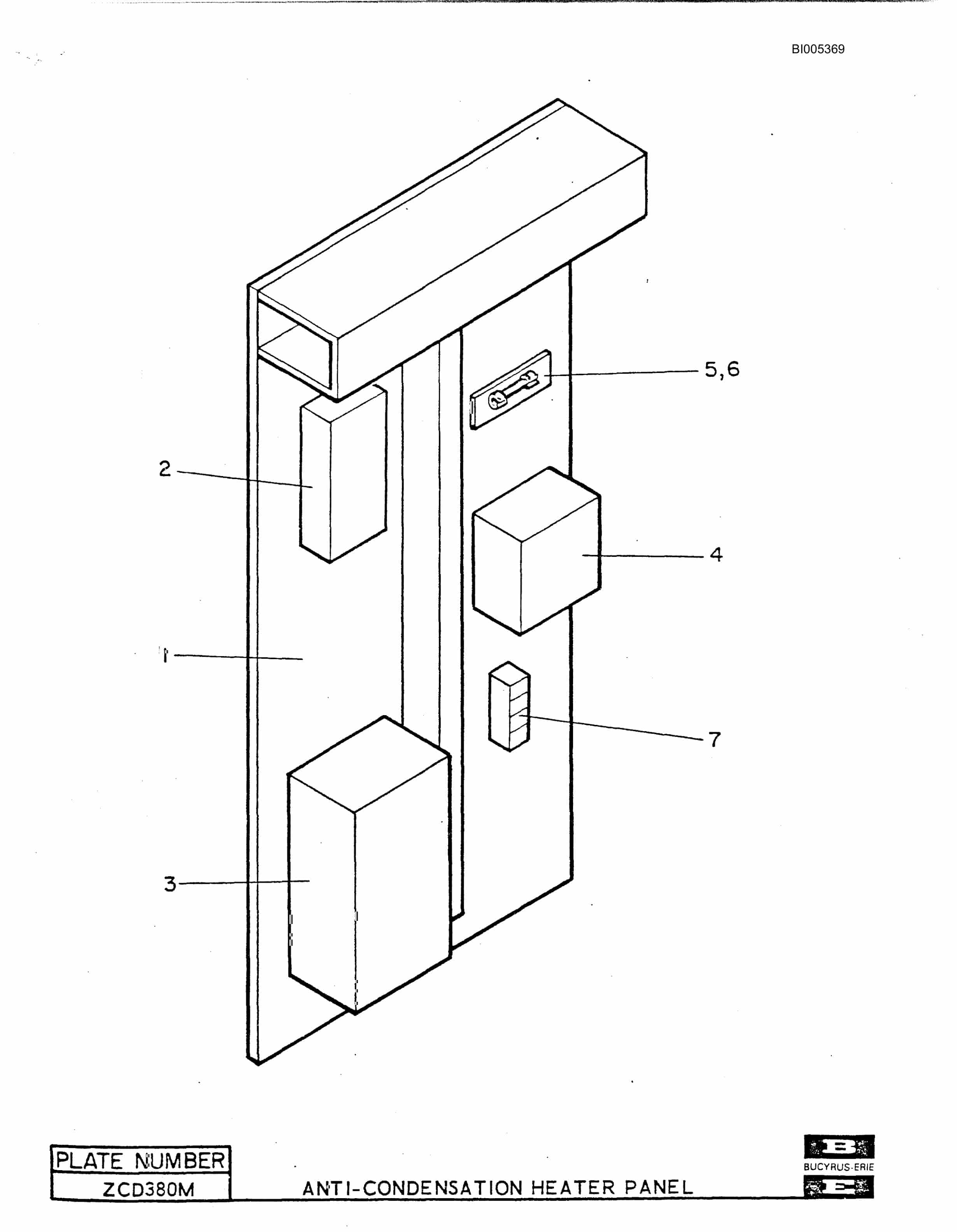 Bucyrus 1260W Parts Catalog BI005369-4