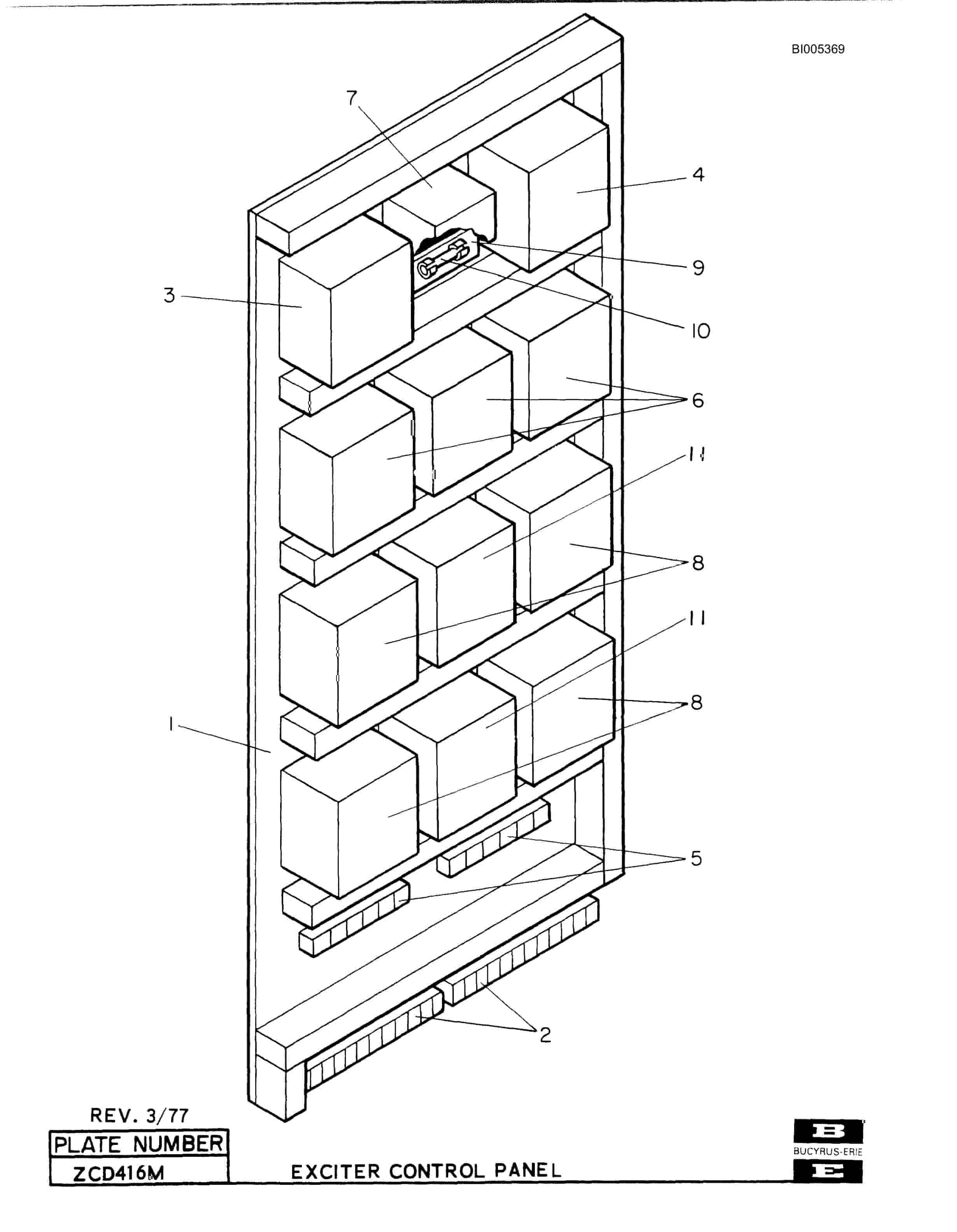 Bucyrus 1260W Parts Catalog BI005369-5