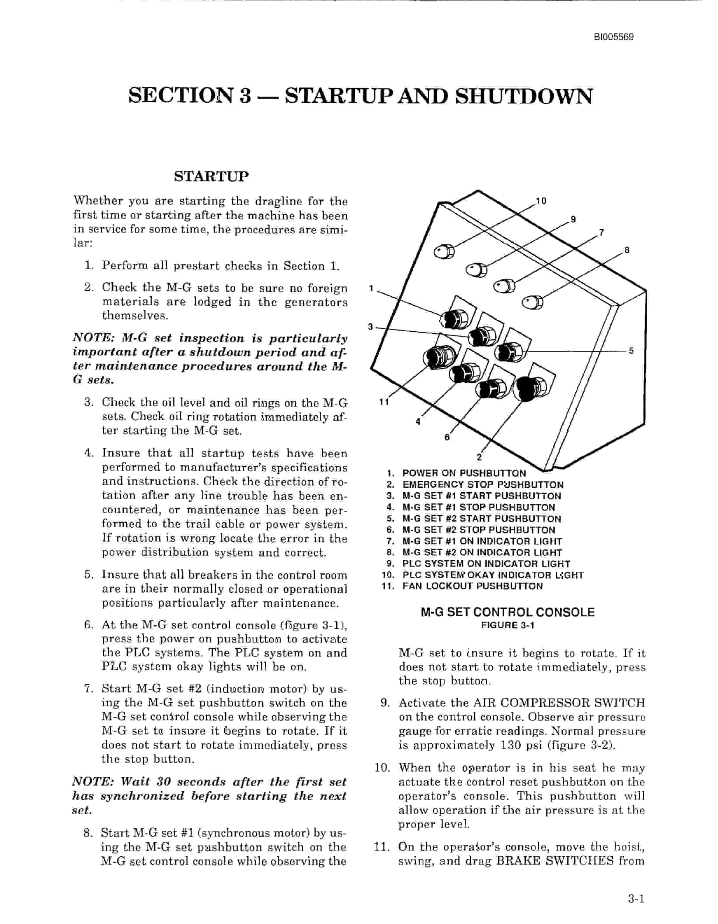 Bucyrus 1260W Walking Dragline Technical Manual BI005569-3