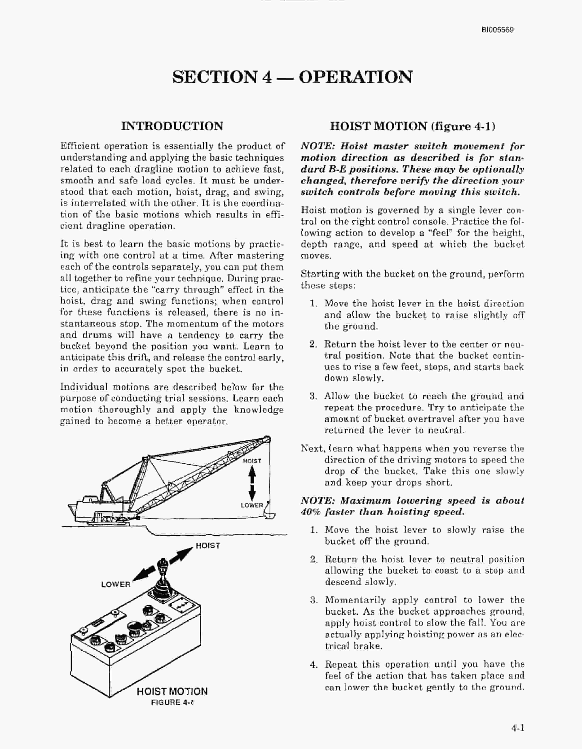 Bucyrus 1260W Walking Dragline Technical Manual BI005569-4