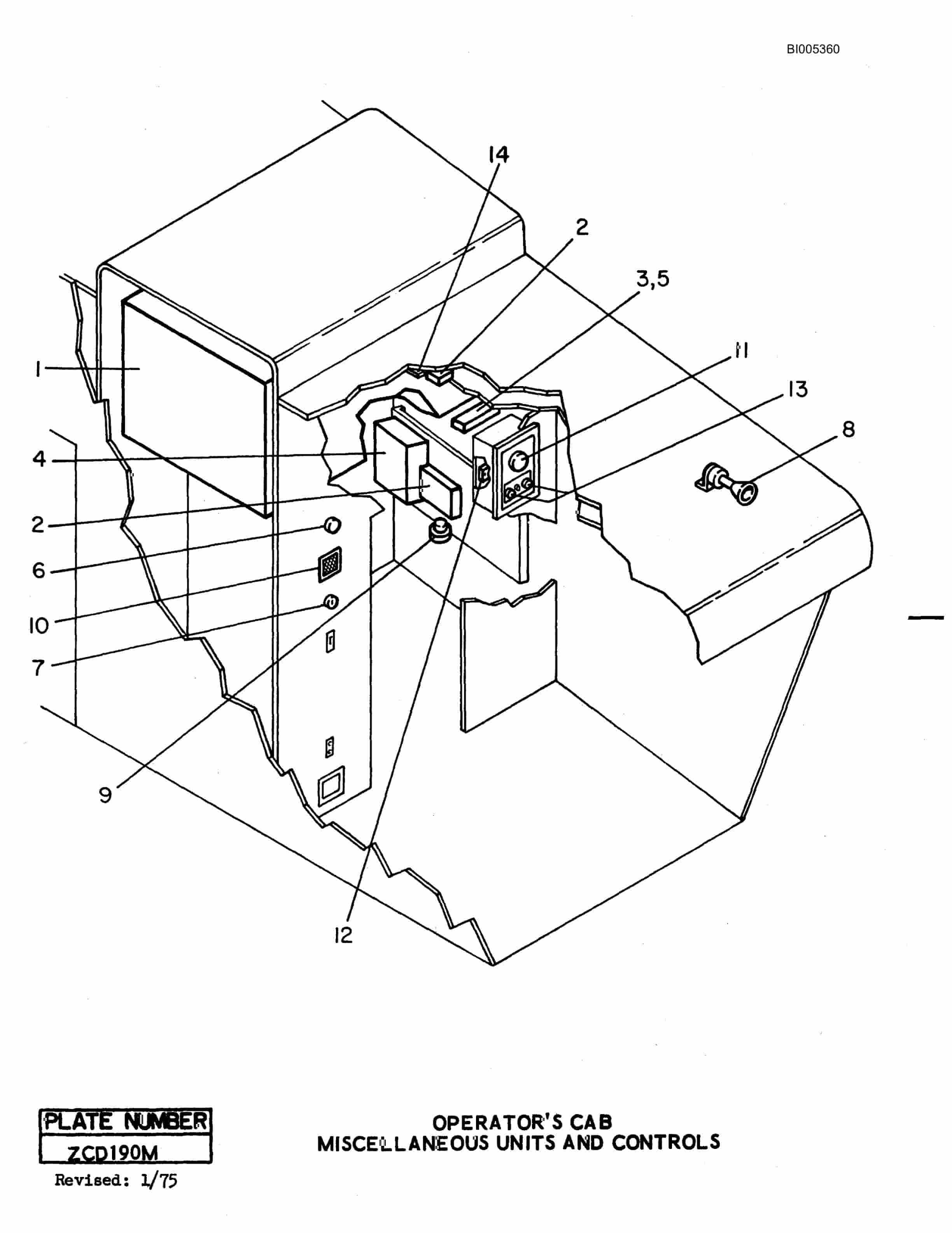 Bucyrus 1300W Parts Catalog BI005360-3