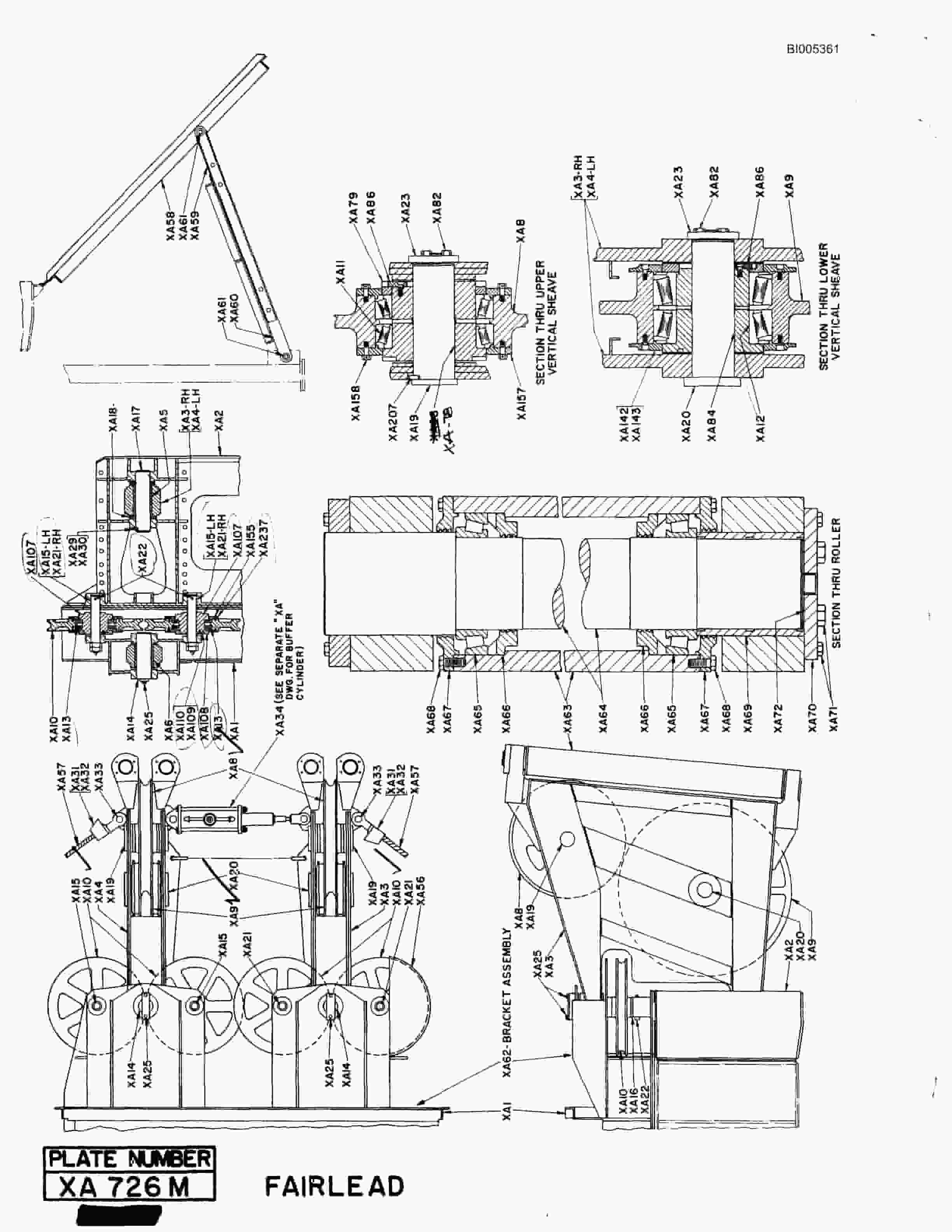 Bucyrus 1300W Parts Catalog BI005361-3