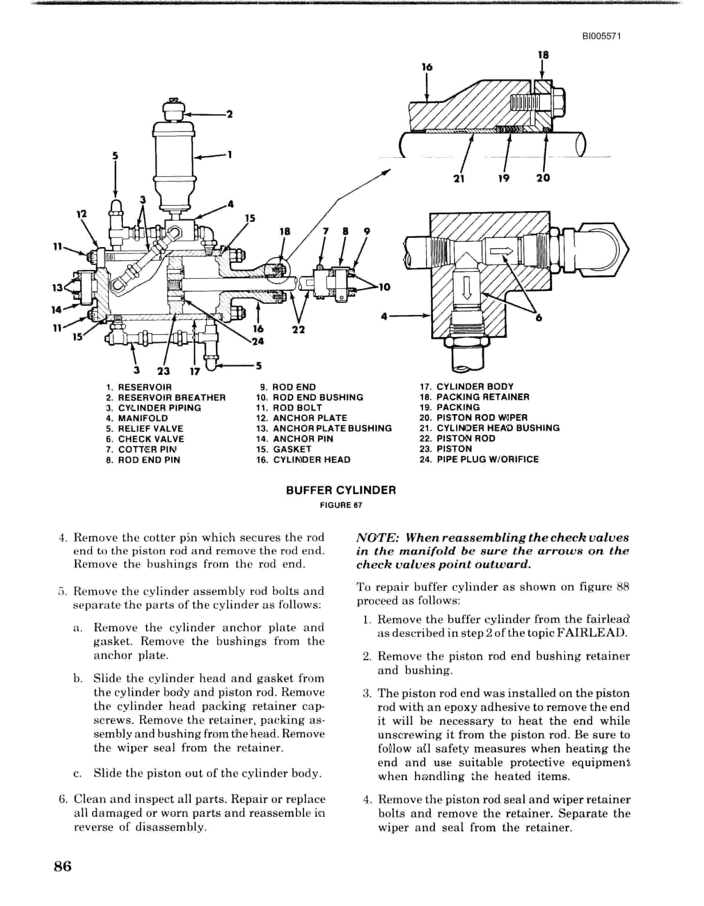 Bucyrus 1300W Walking Dragline Technical Manual BI005571-2