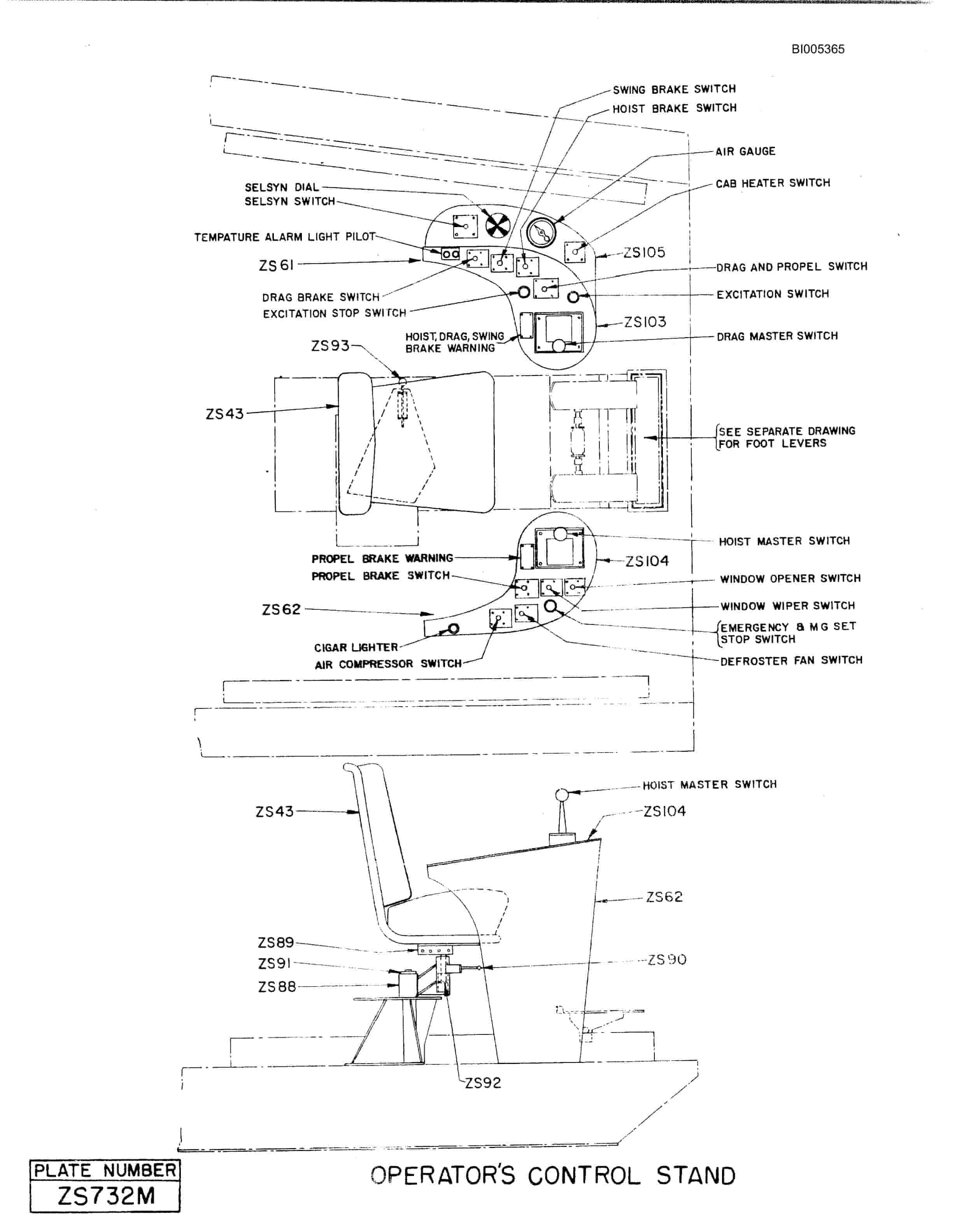 Bucyrus 1350W Parts Catalog BI005365-5