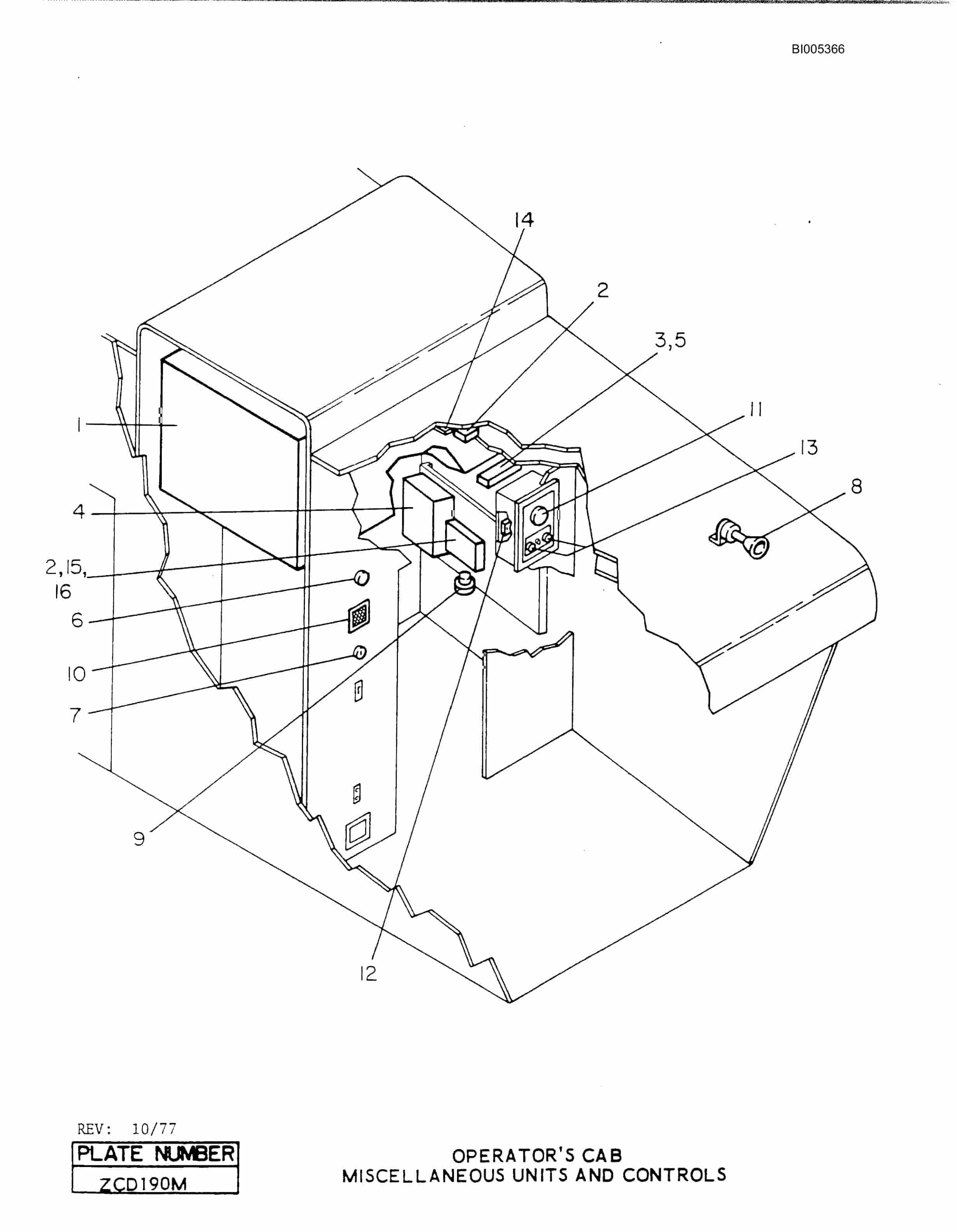 Bucyrus 1350W Parts Catalog BI005366-5