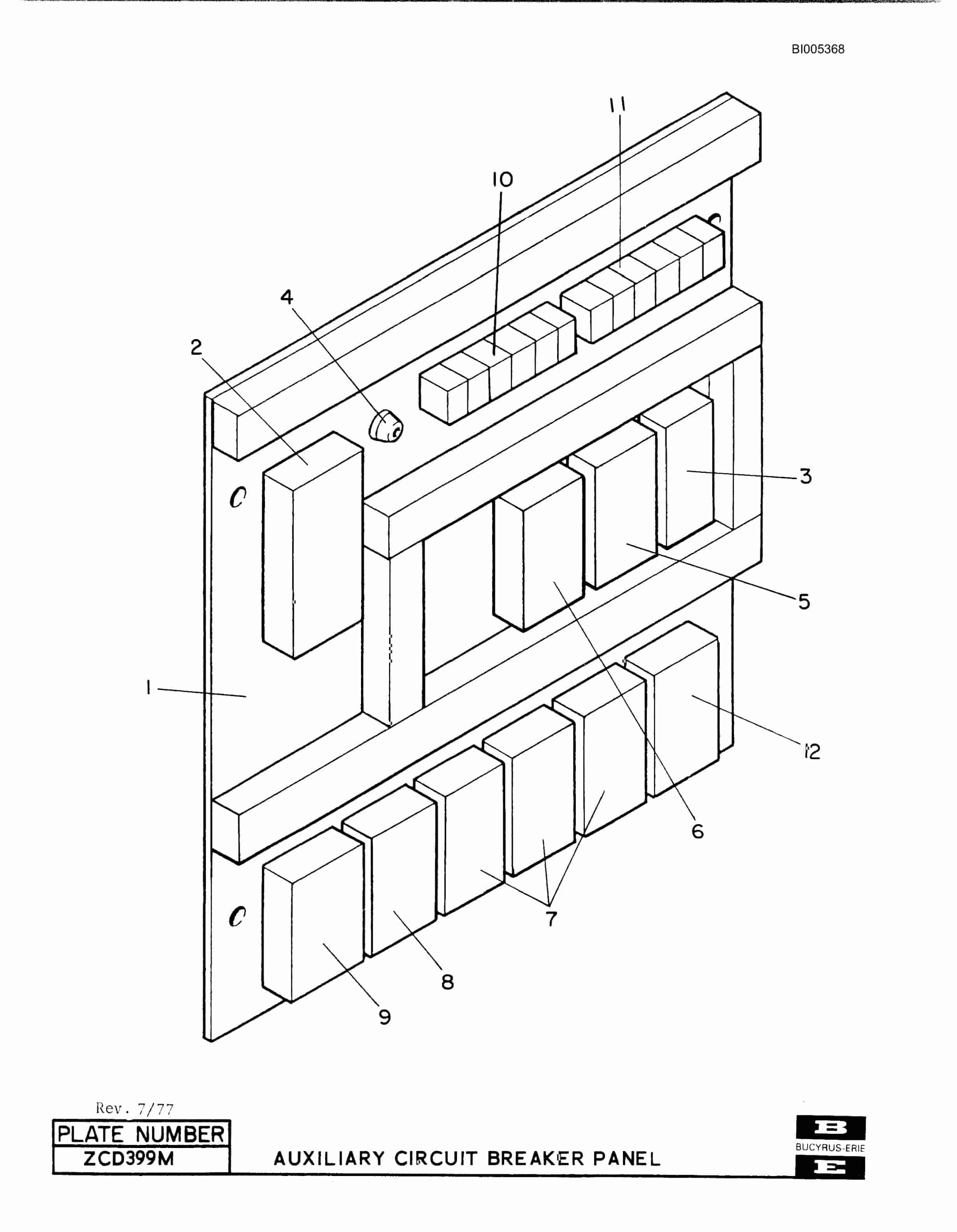 Bucyrus 1350W Parts Catalog BI005368-4