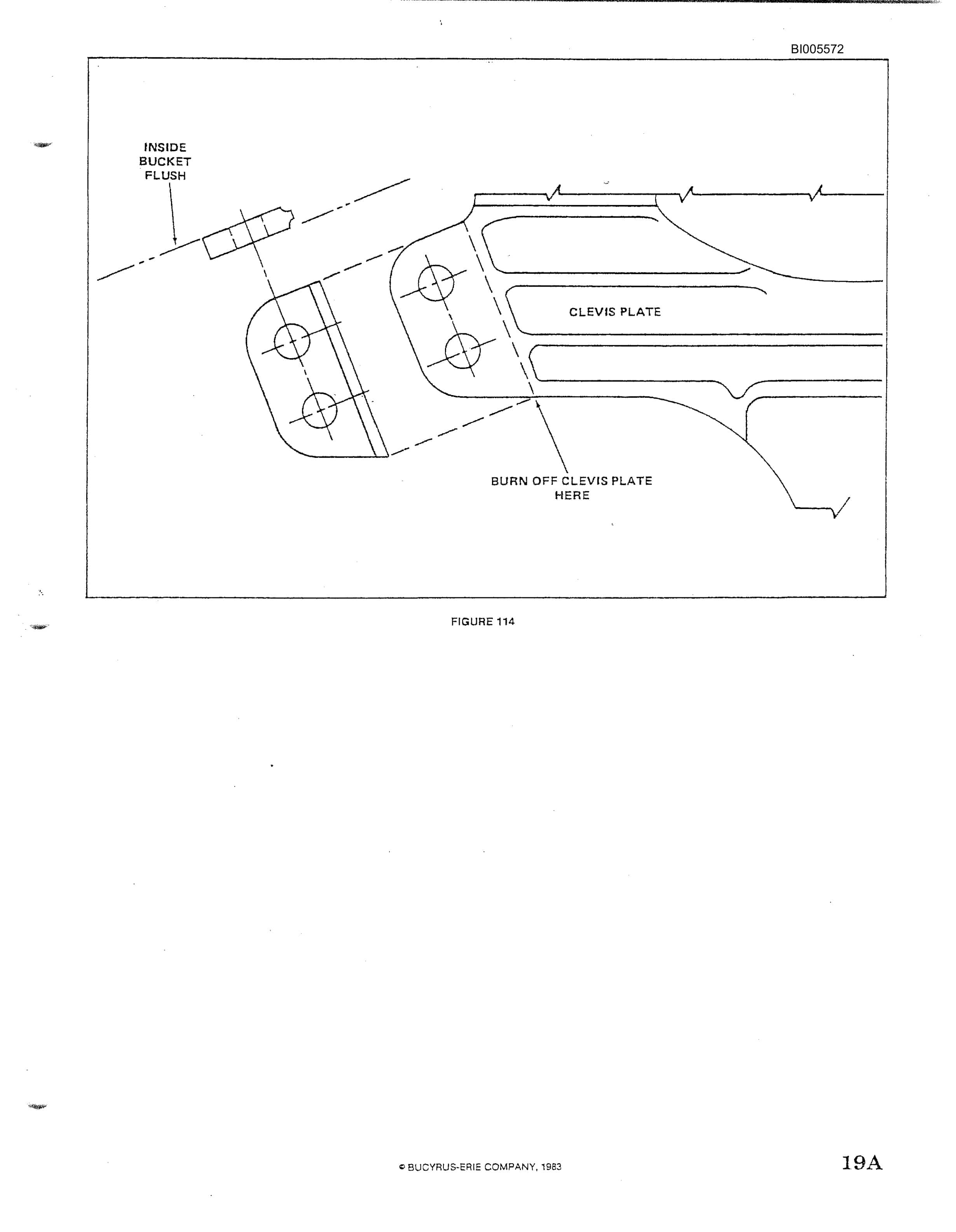 Bucyrus 1370W Walking Dragline Technical Manual BI005572-5