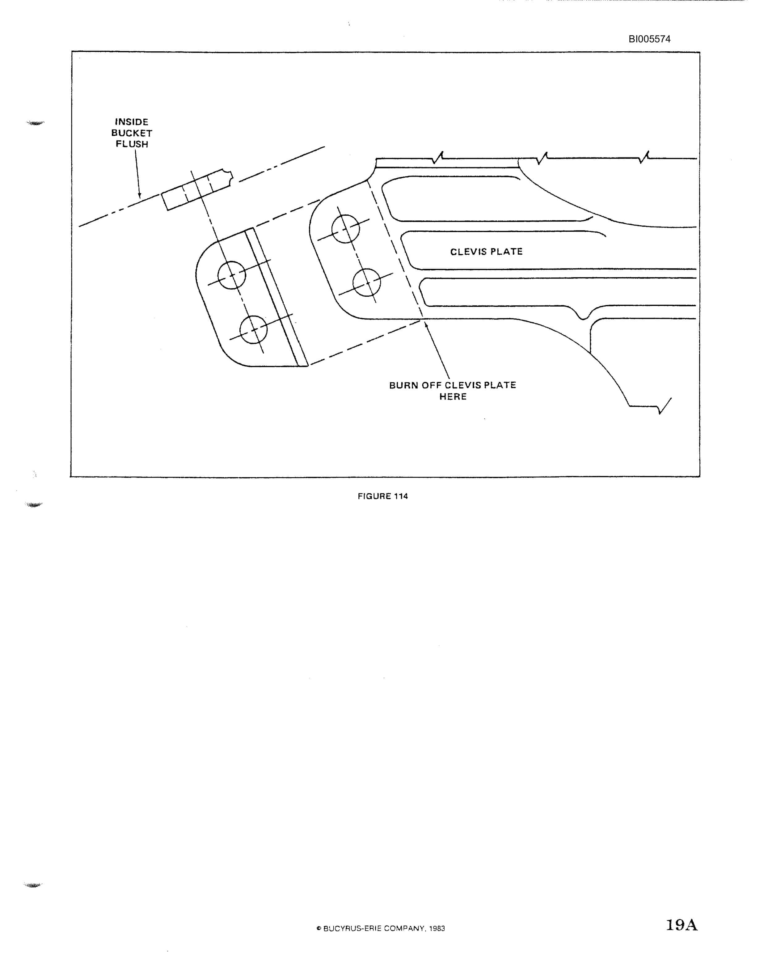 Bucyrus 1370W Walking Dragline Technical Manual BI005574-5