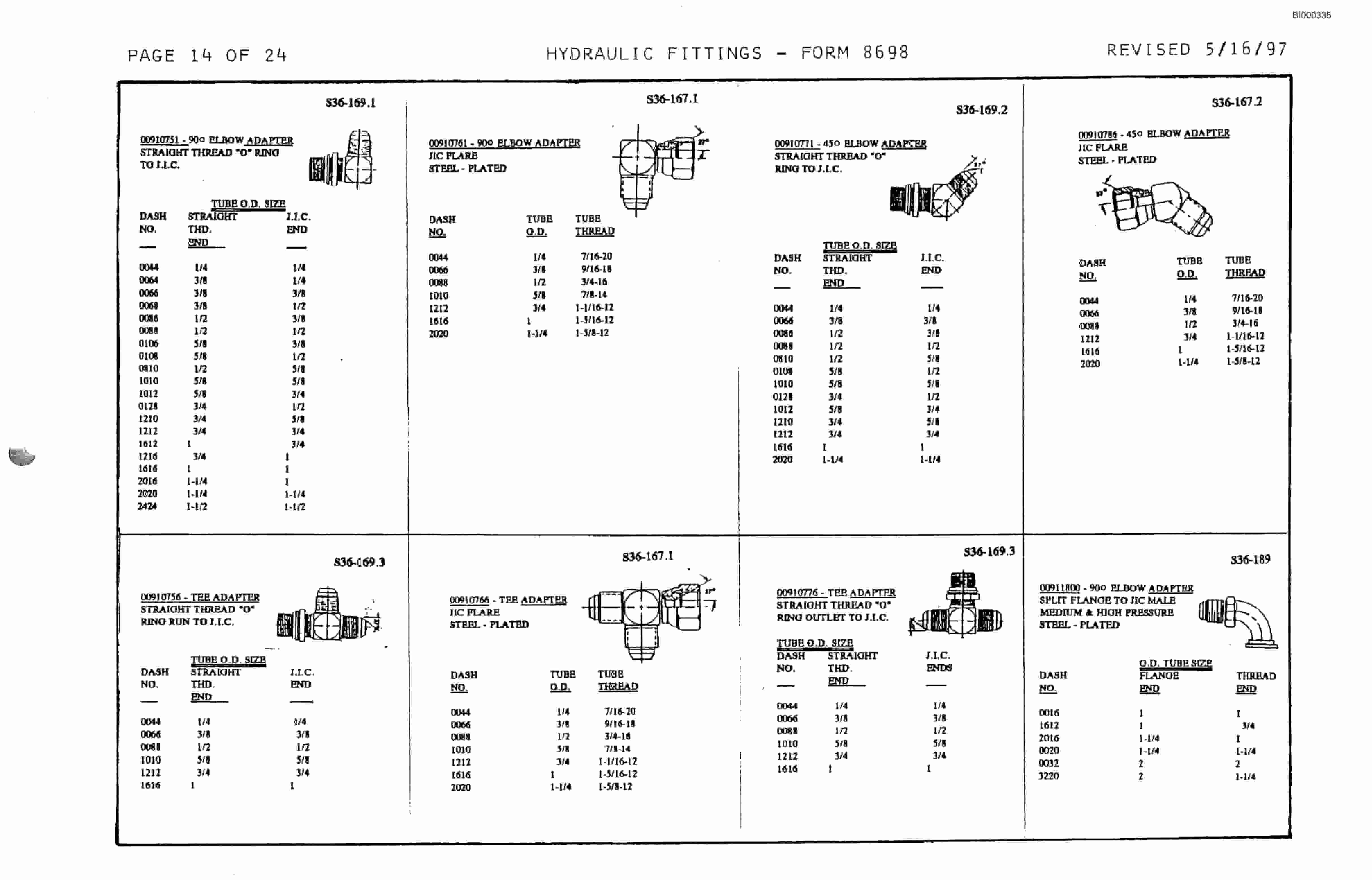 Bucyrus 14CM09-11AAX Parts Catalog BI000335-4
