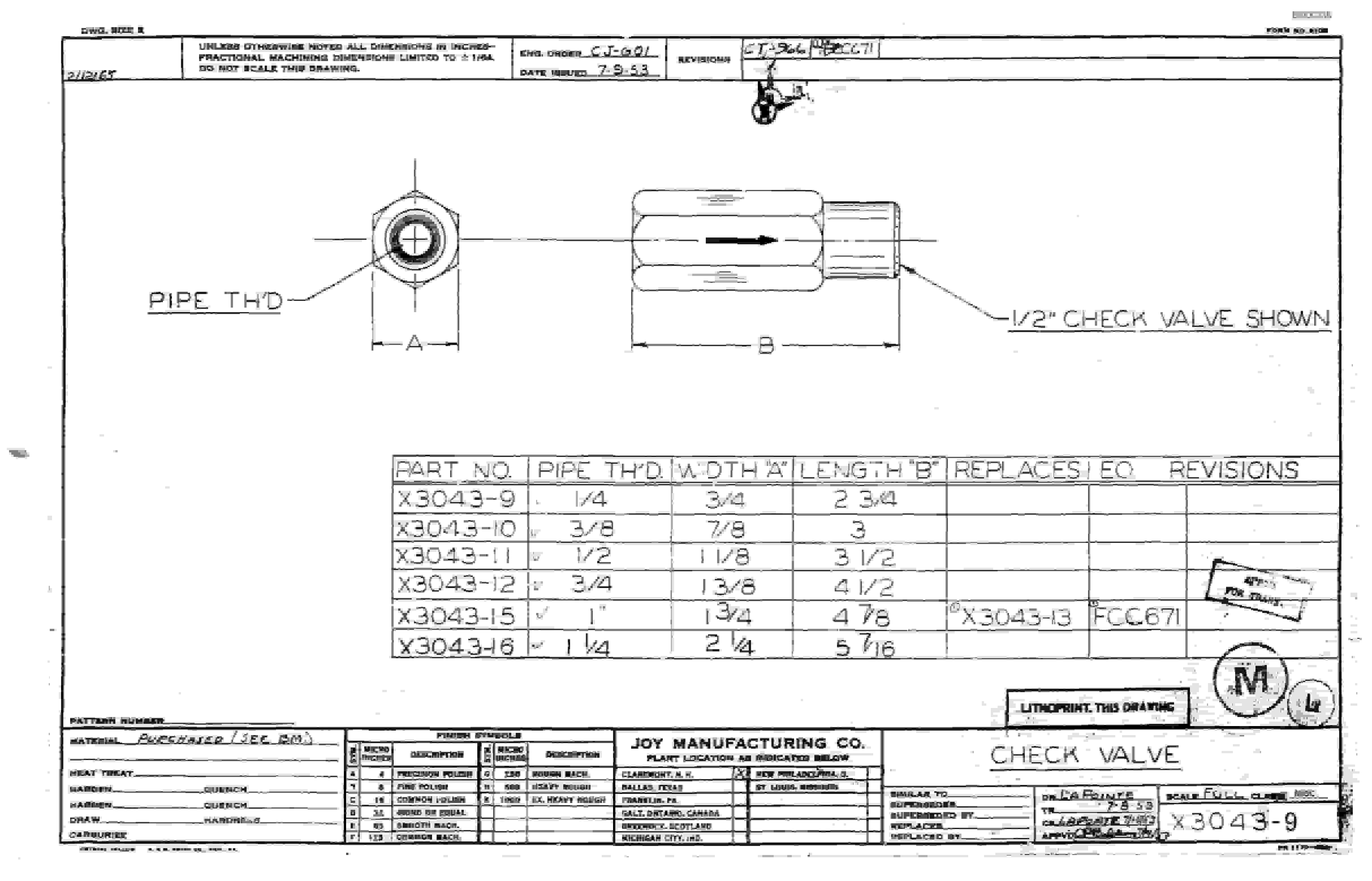 Bucyrus 14CM09-11AAX Parts Catalog BI000335-5