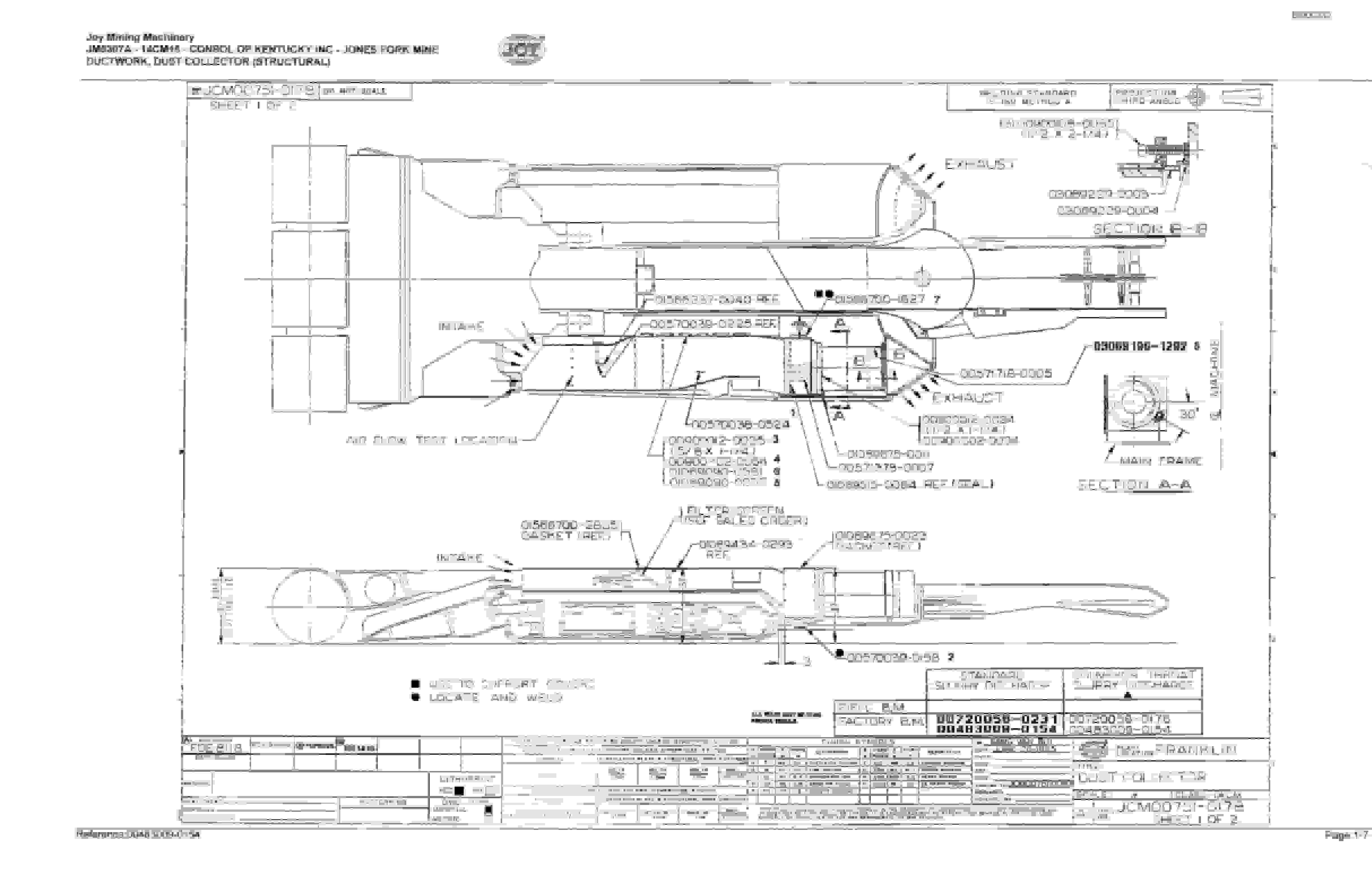 Bucyrus 14CM15-11BX Parts Catalog BI000332-3