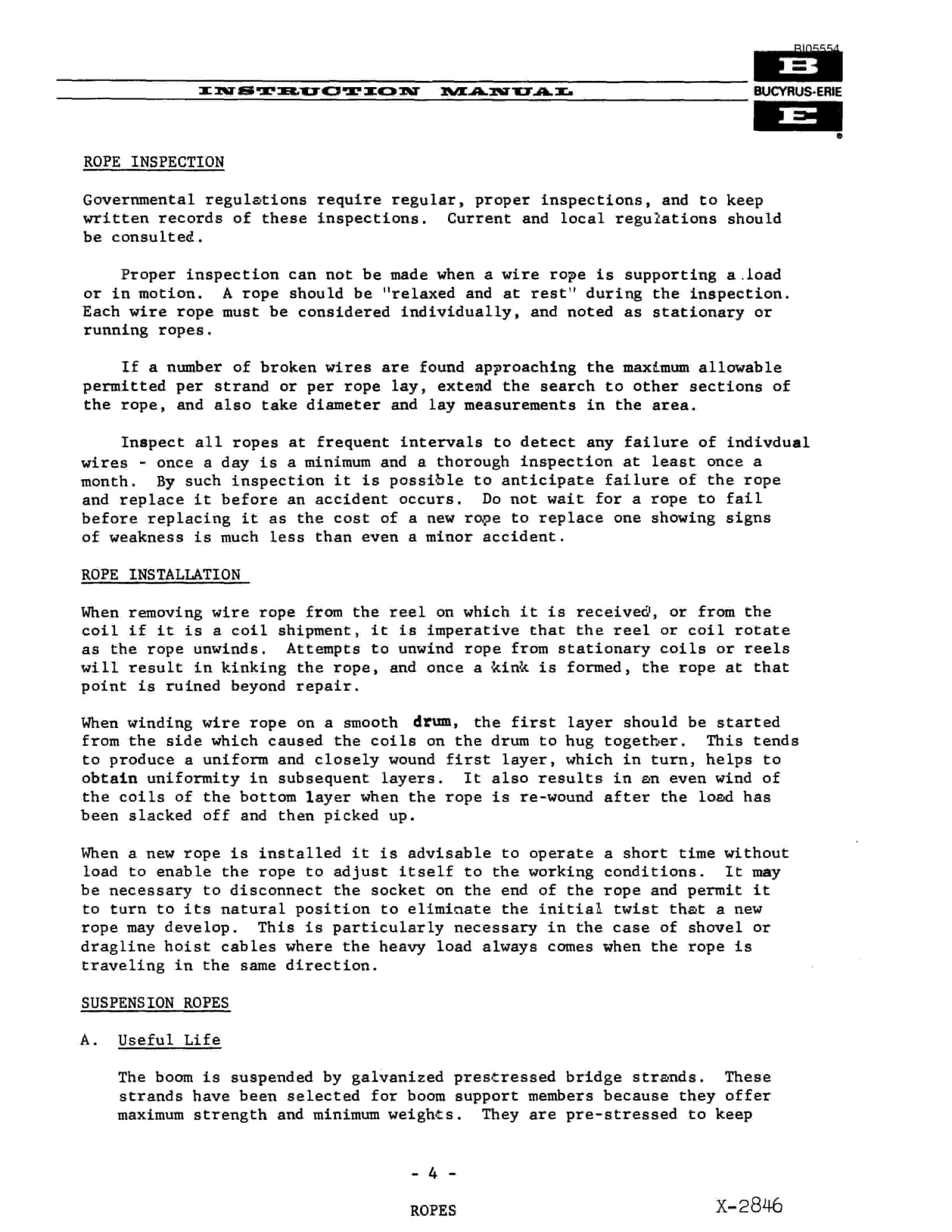 Bucyrus 150B Shovel And Dragline Technical Manual BI005554-4