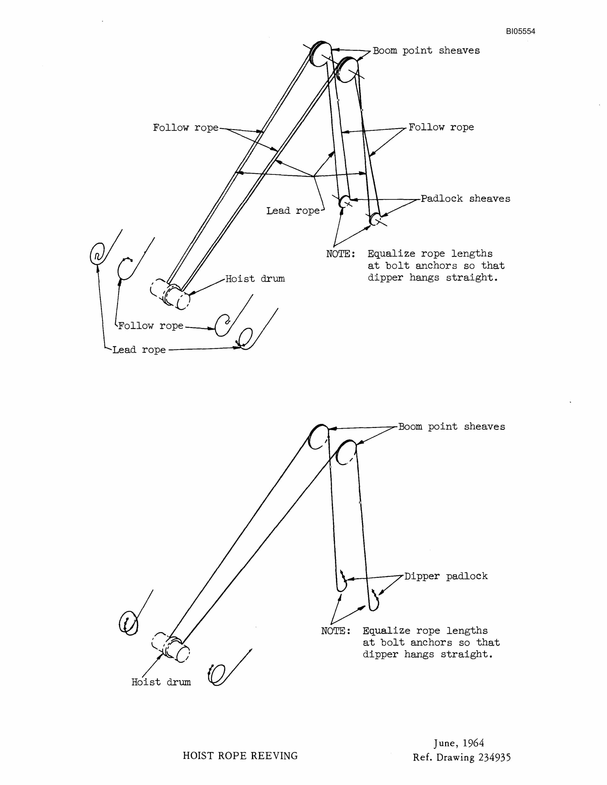 Bucyrus 150B Shovel And Dragline Technical Manual BI005554-5