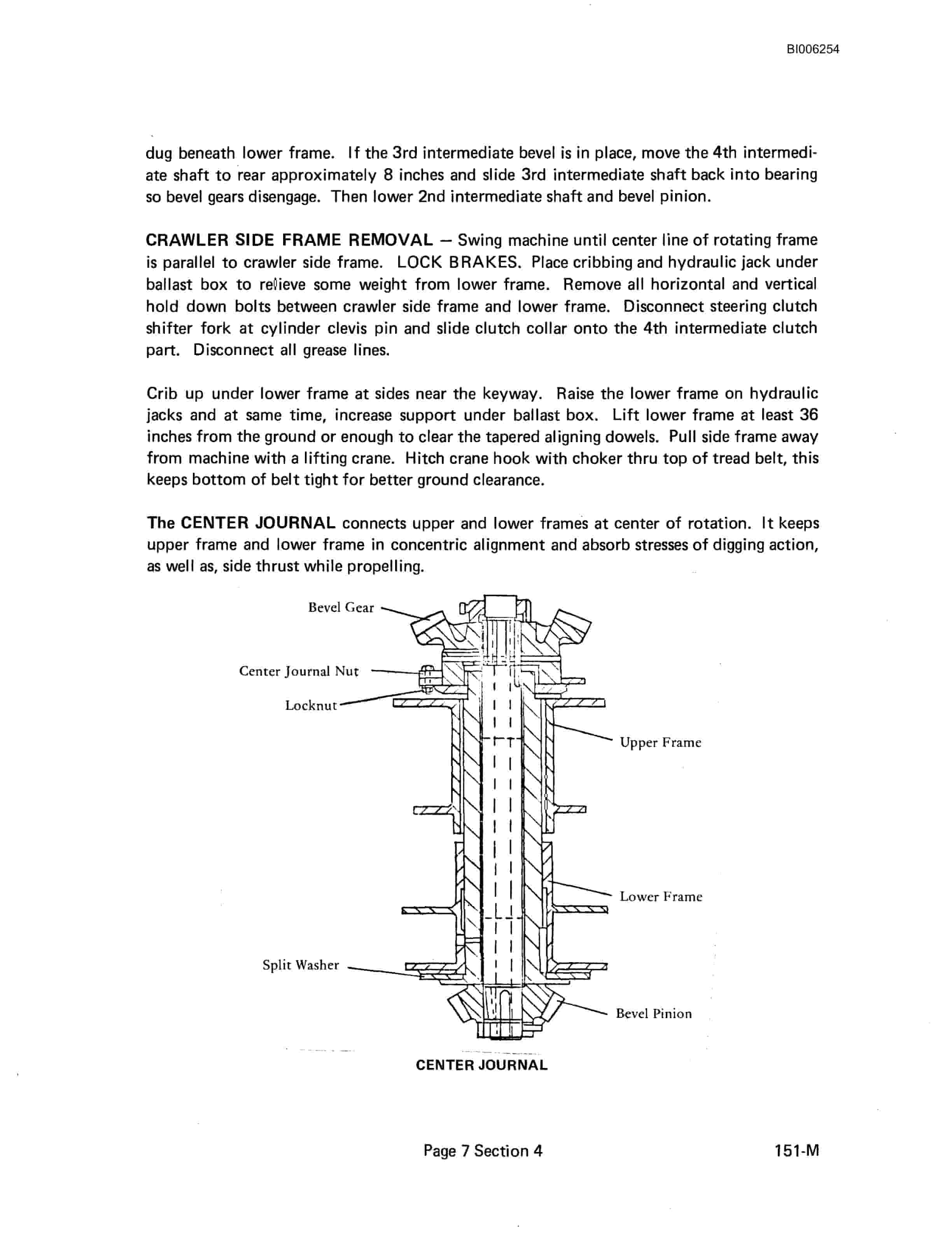 Bucyrus 151-M Shovel And Dragline Technical Manual BI006254-3