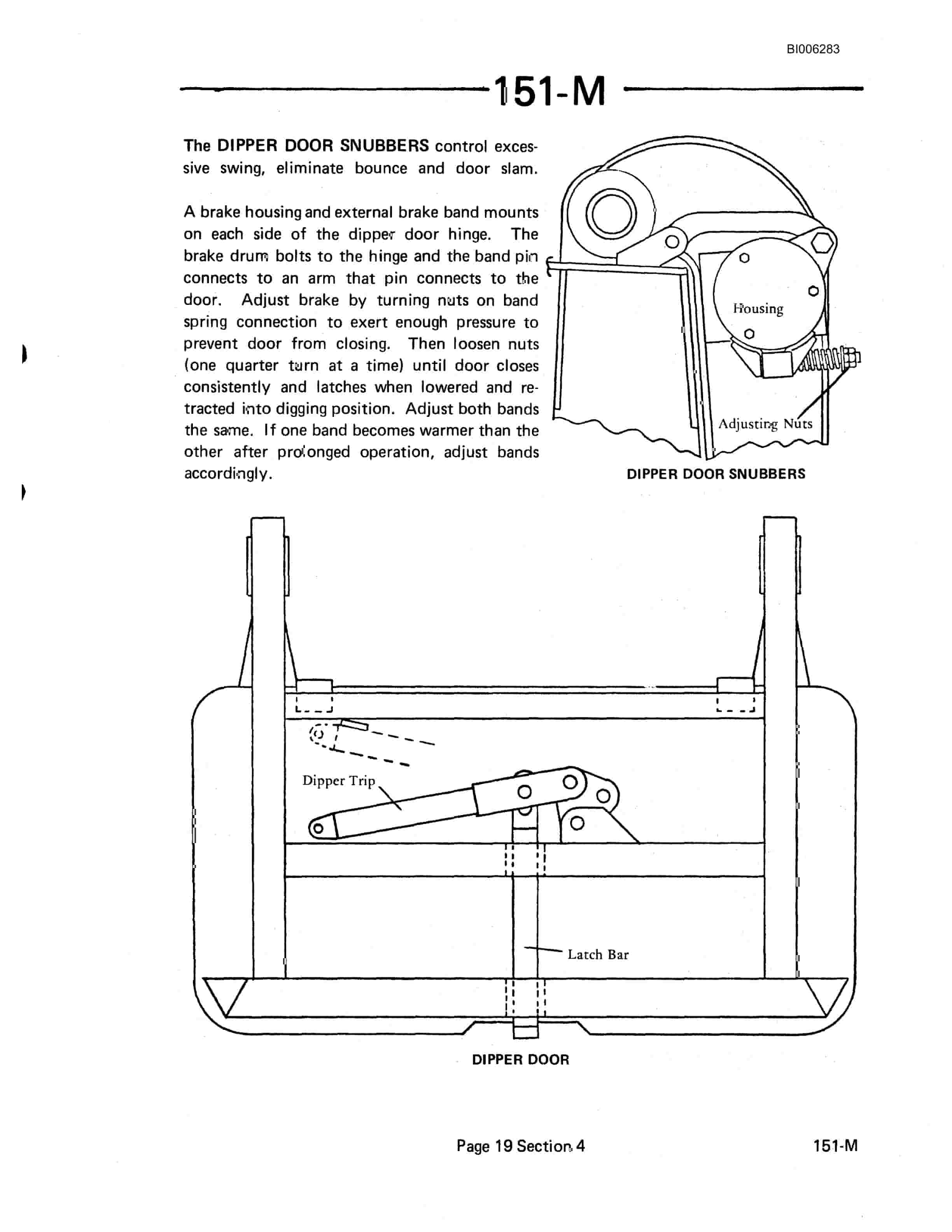 Bucyrus 151-M Shovel And Dragline Technical Manual BI006283-4
