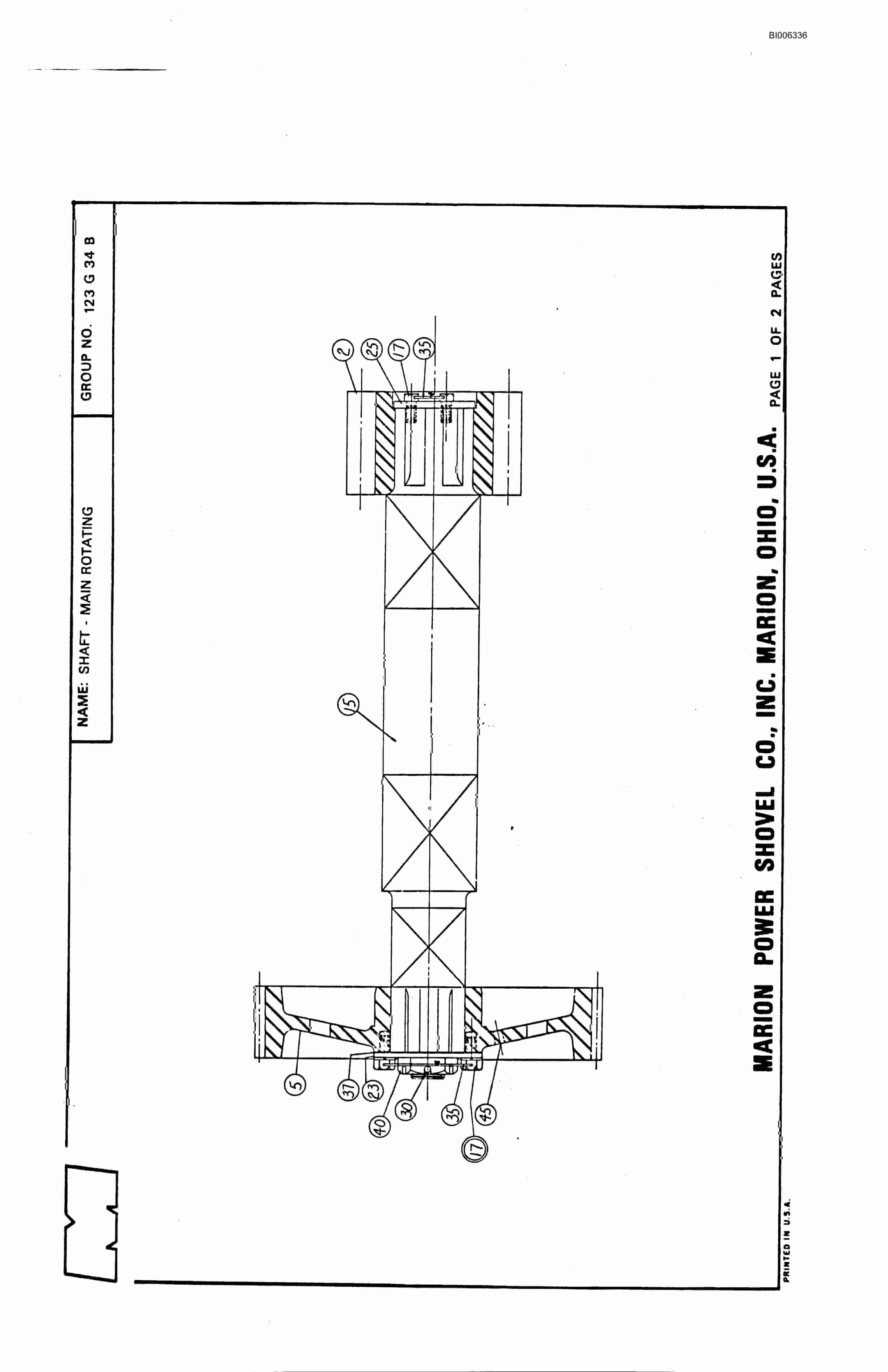 Bucyrus 151M Parts Catalog BI006336-3