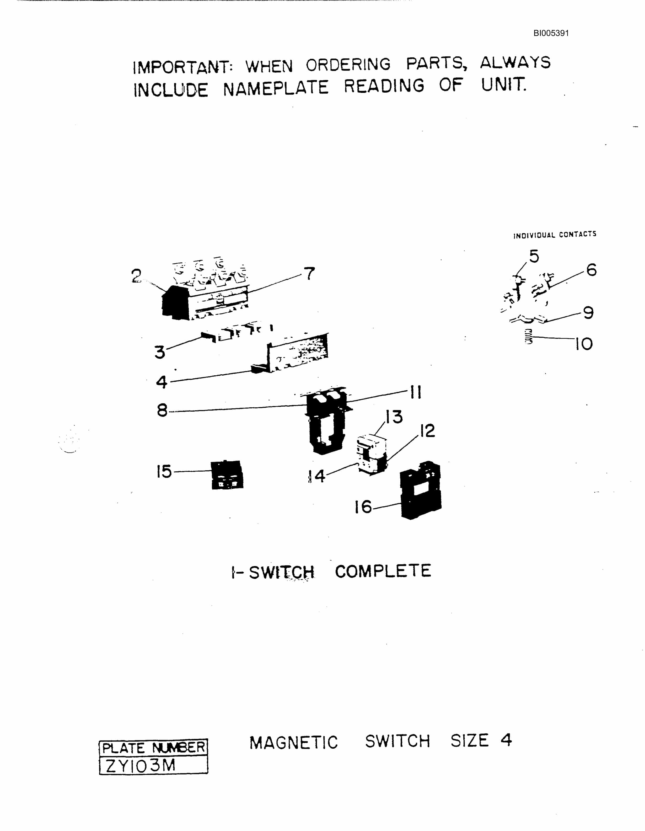 Bucyrus 1570W Dragline Parts Catalog BI005391-4