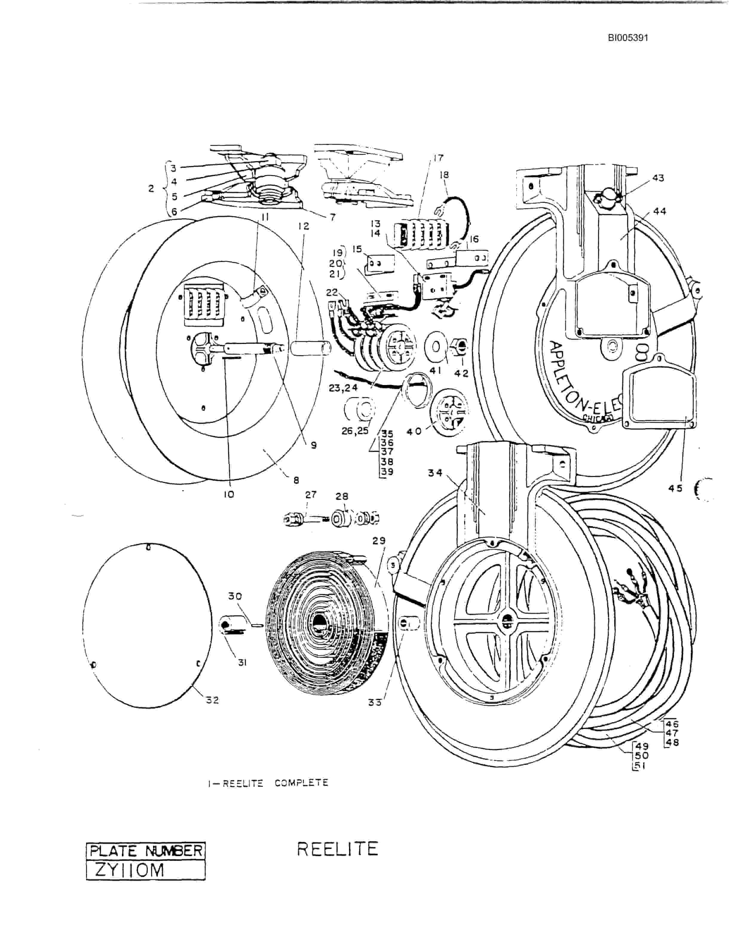 Bucyrus 1570W Dragline Parts Catalog BI005391-5