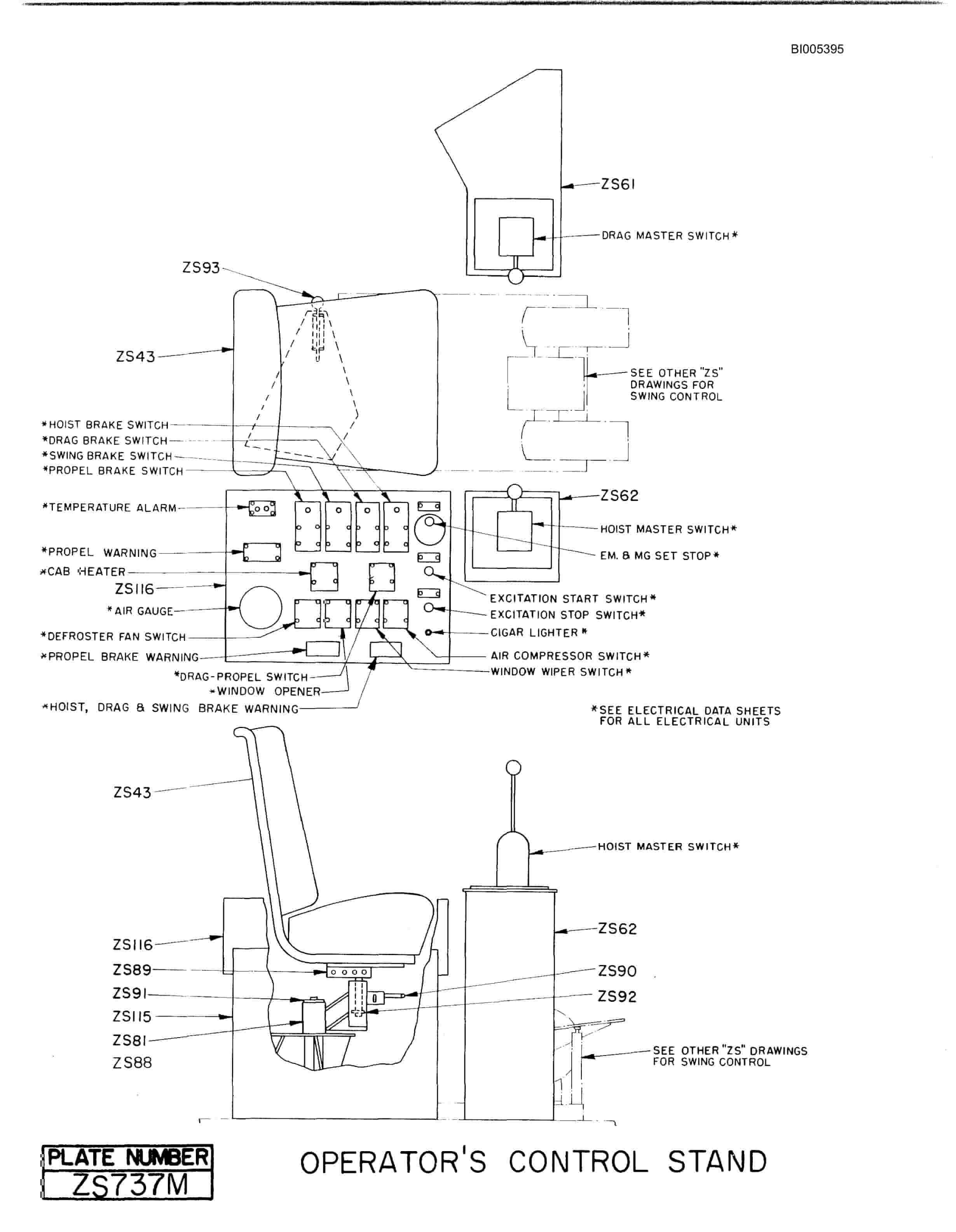 Bucyrus 1570W Dragline Parts Catalog BI005395-2