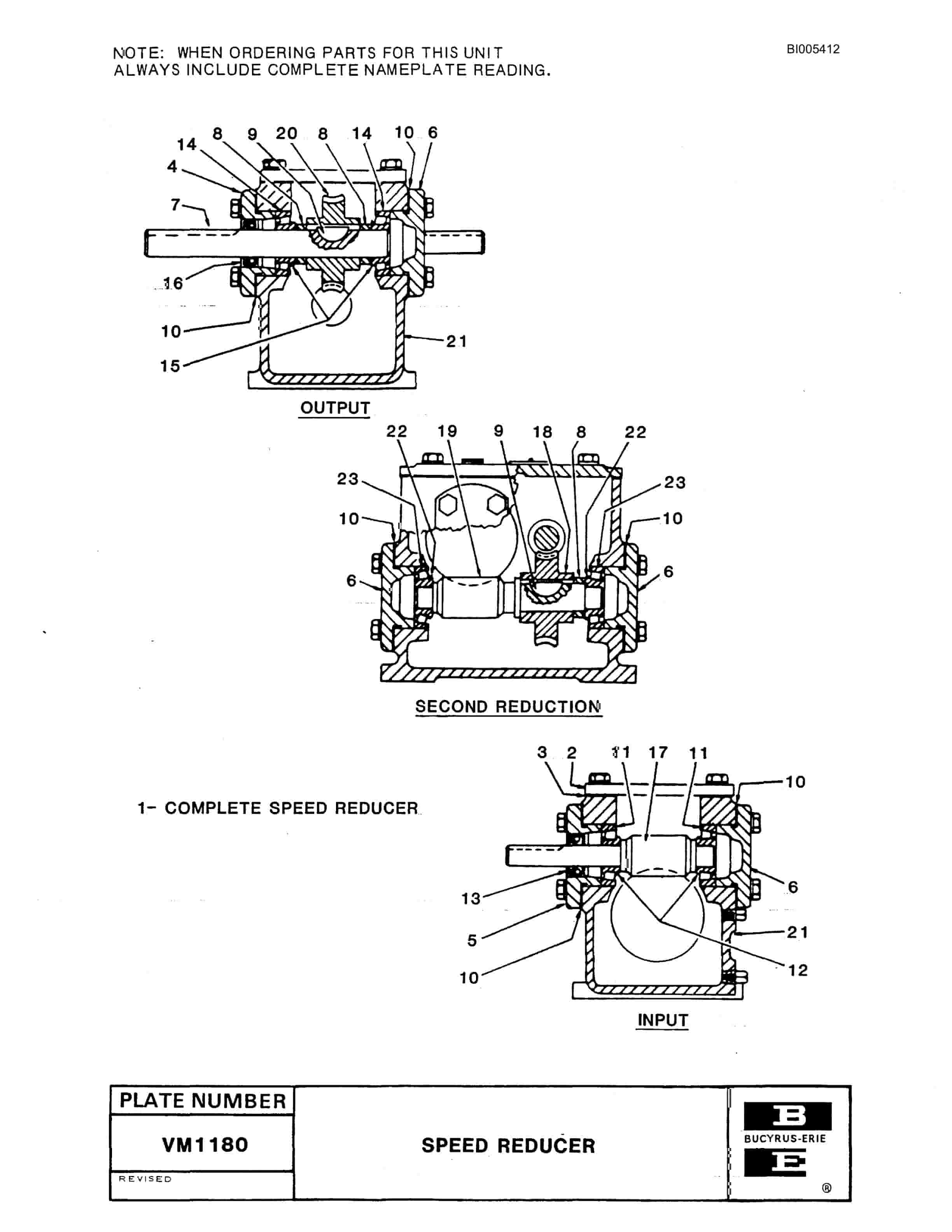 Bucyrus 1570W Dragline Technical Manual BI005412-3