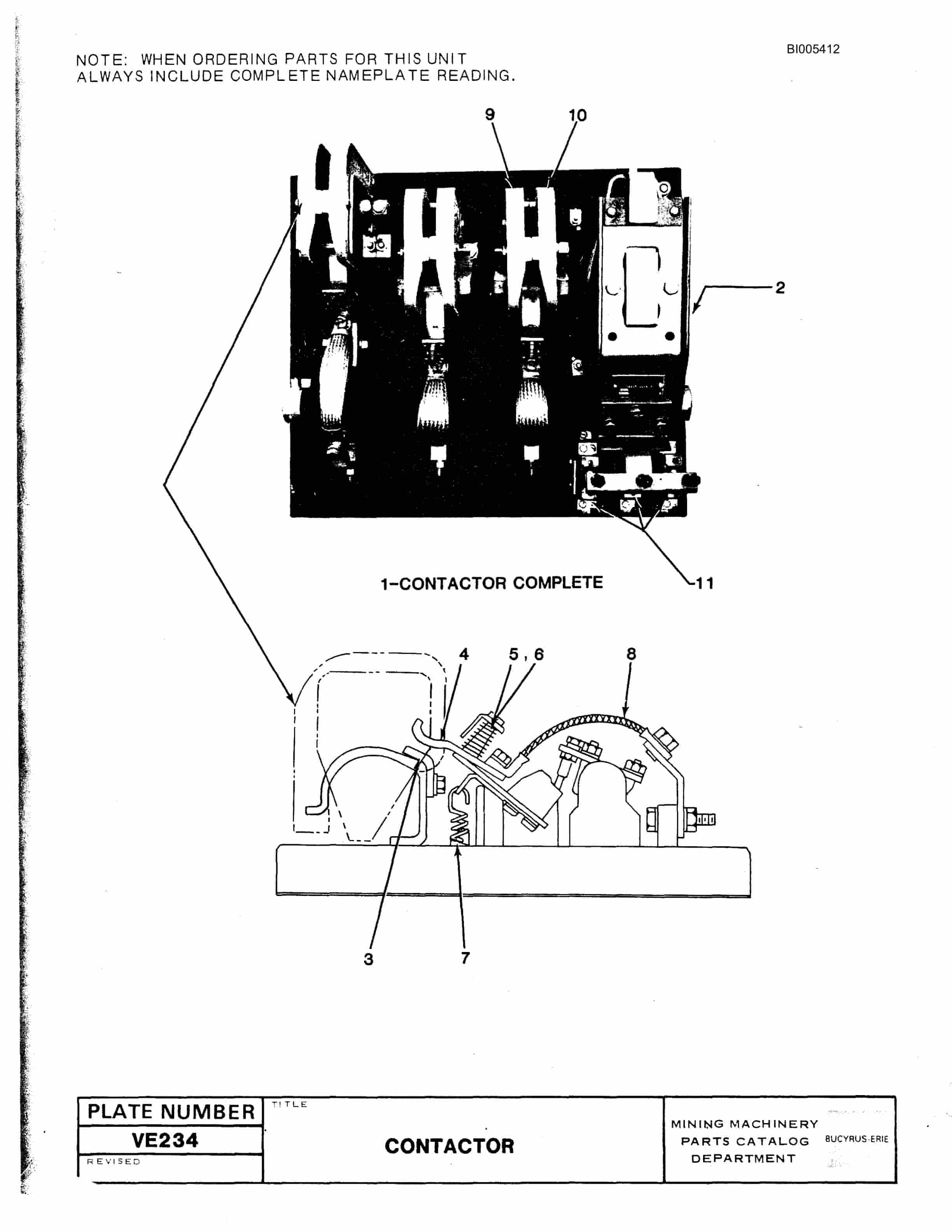 Bucyrus 1570W Dragline Technical Manual BI005412-5