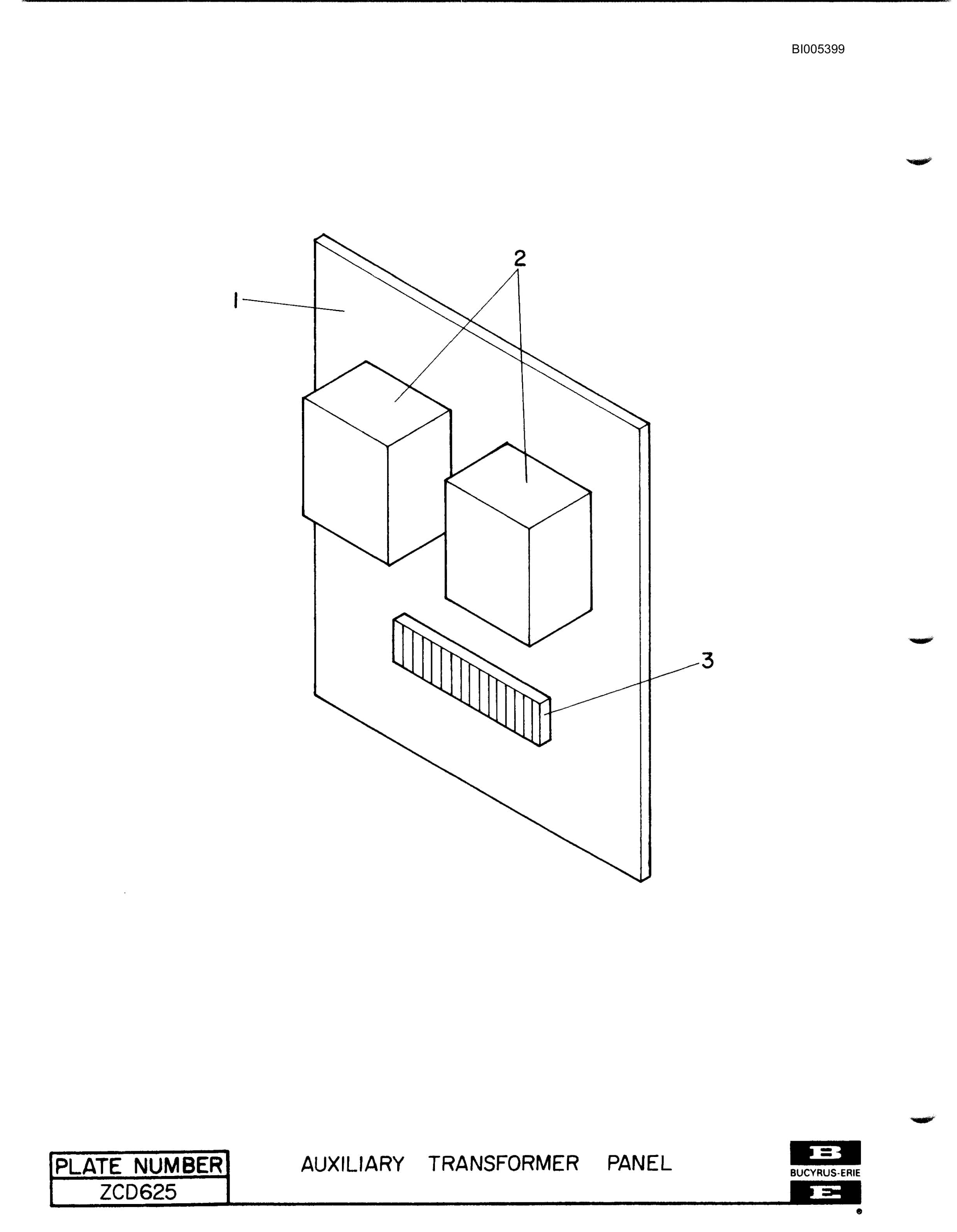 Bucyrus 1570W Parts Catalog BI005399-3