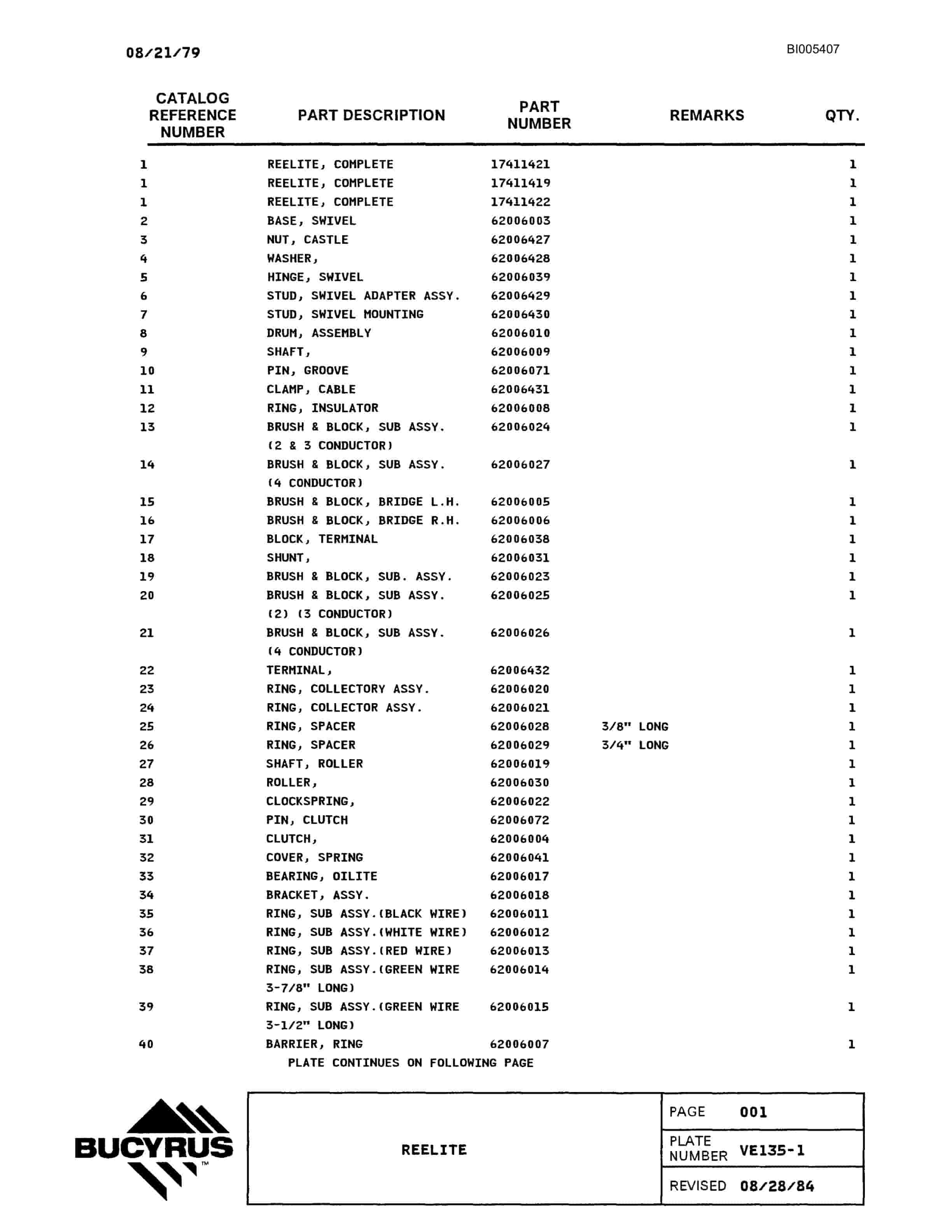 Bucyrus 1570W Technical Manual BI005407-5