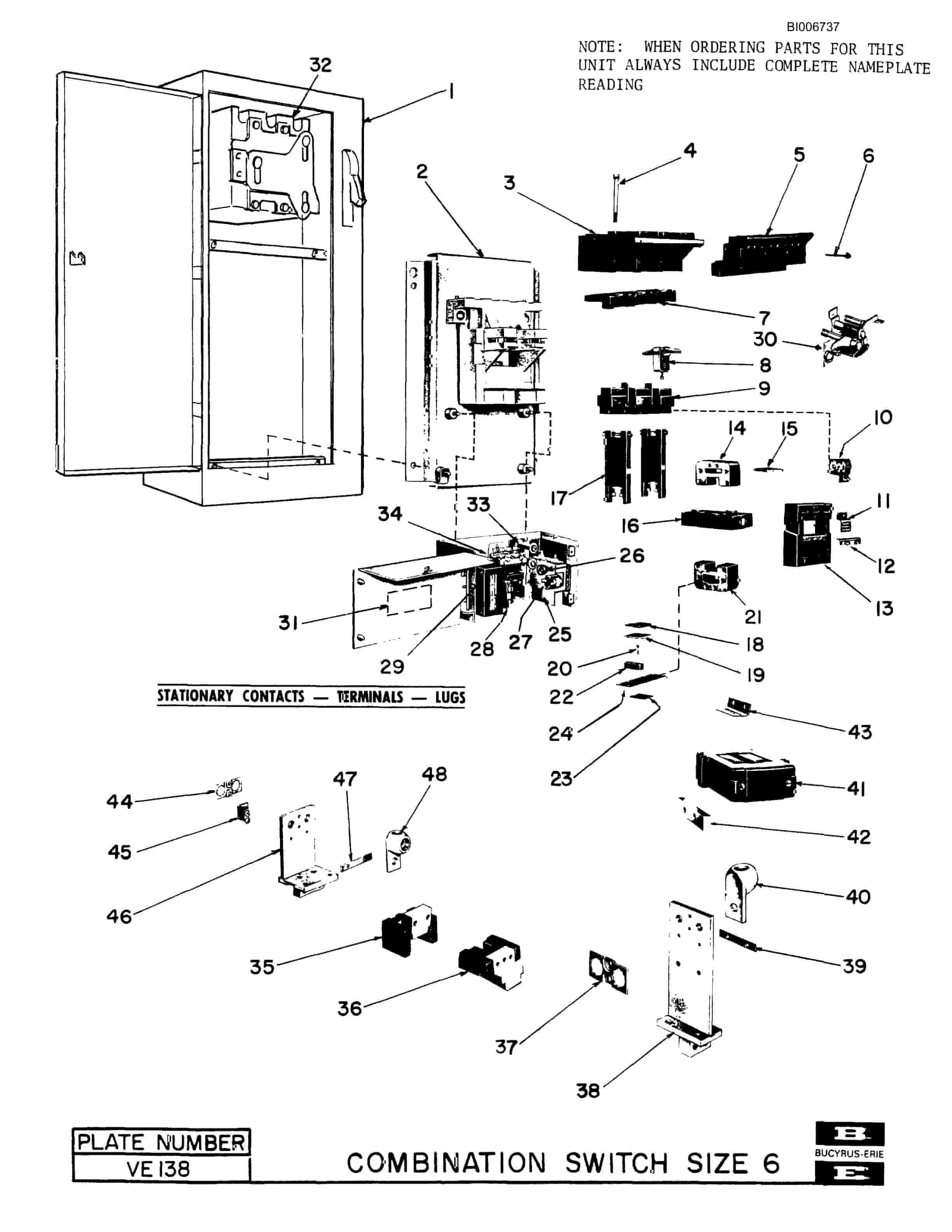 Bucyrus 1570W Walking Dragline Parts Catalog BI006737-5