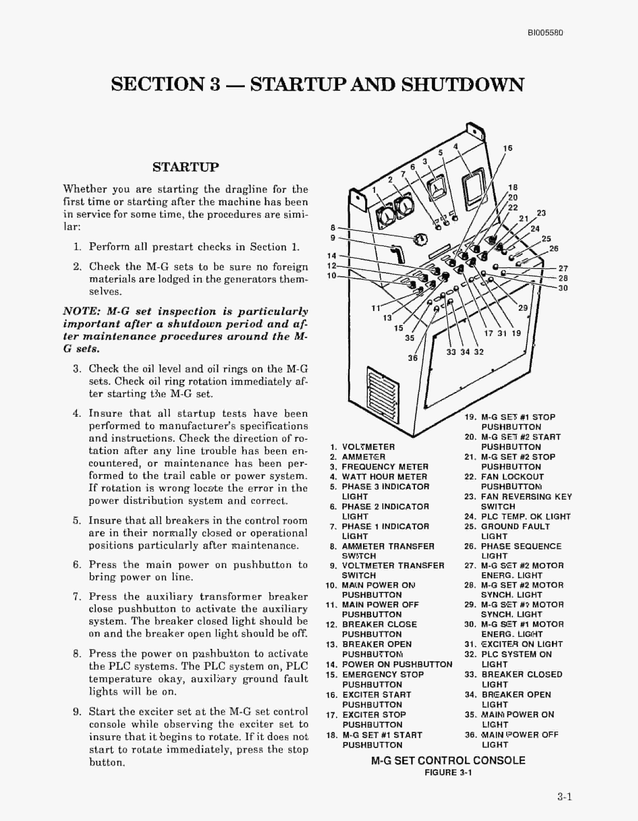 Bucyrus 1570W Walking Dragline Technical Manual BI005580-3