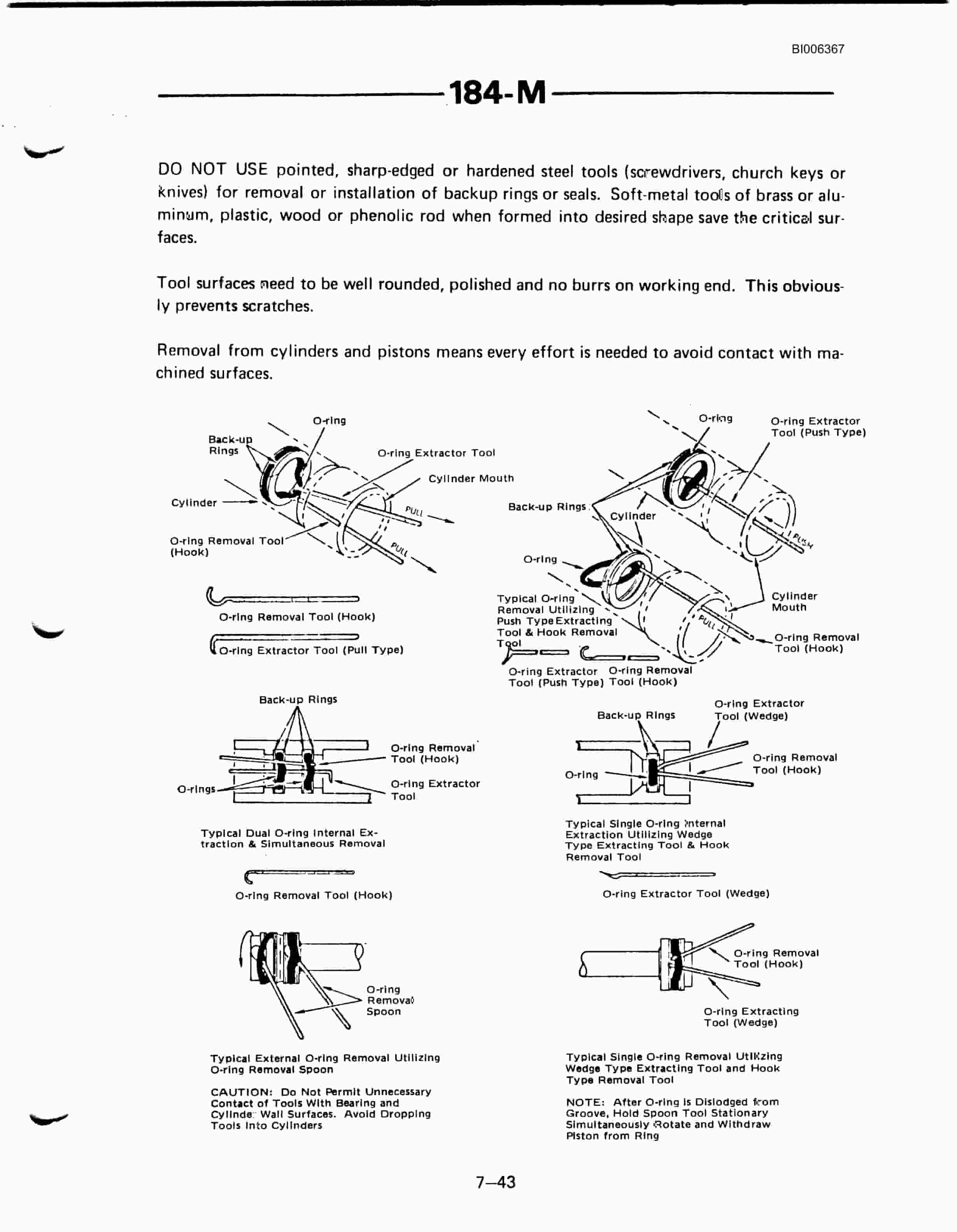 Bucyrus 184-M Dragline Technical Manual BI006366-5