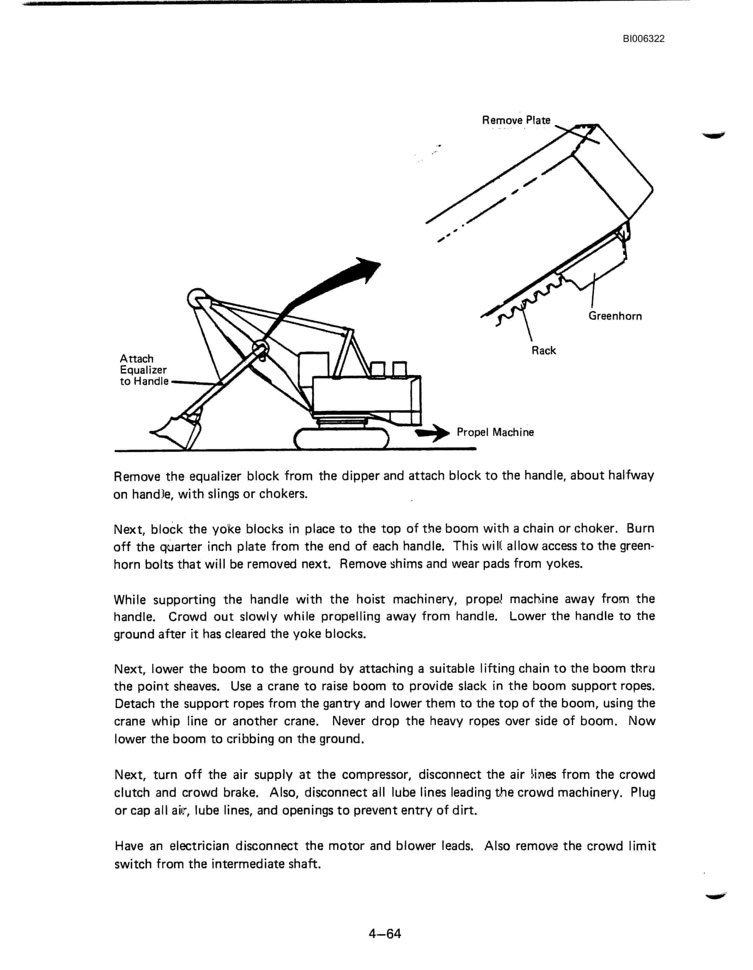 Bucyrus 191-M Electric Shovel Technical Manual BI006322-2