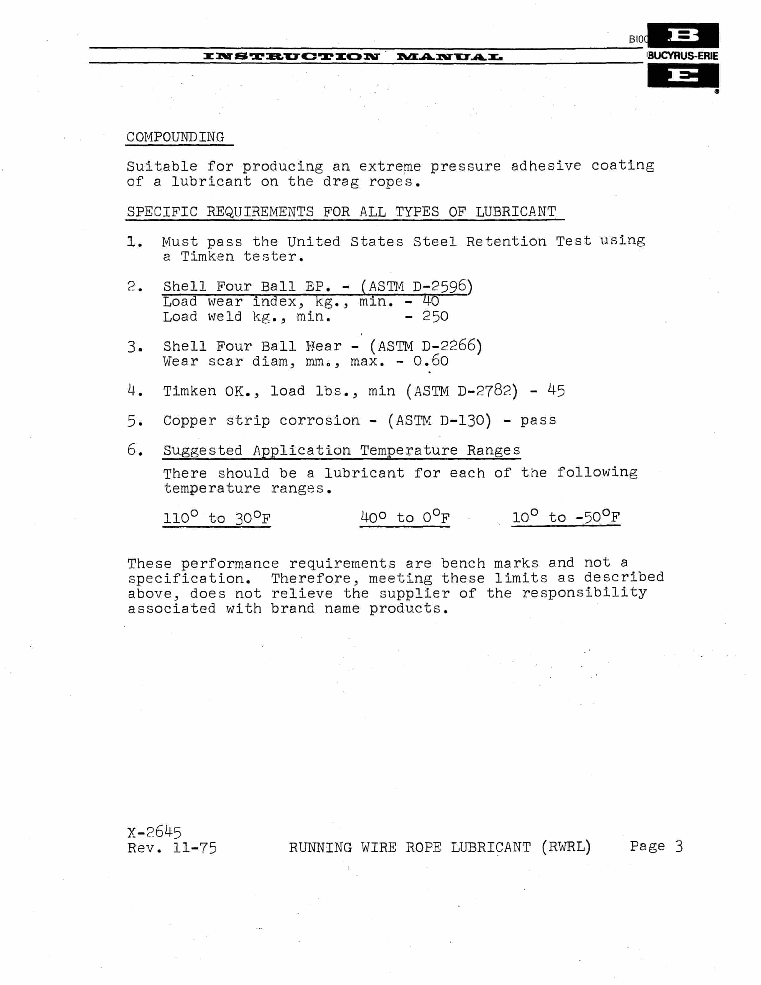 Bucyrus 195B Electric Shovel Technical Manual BI005563-4