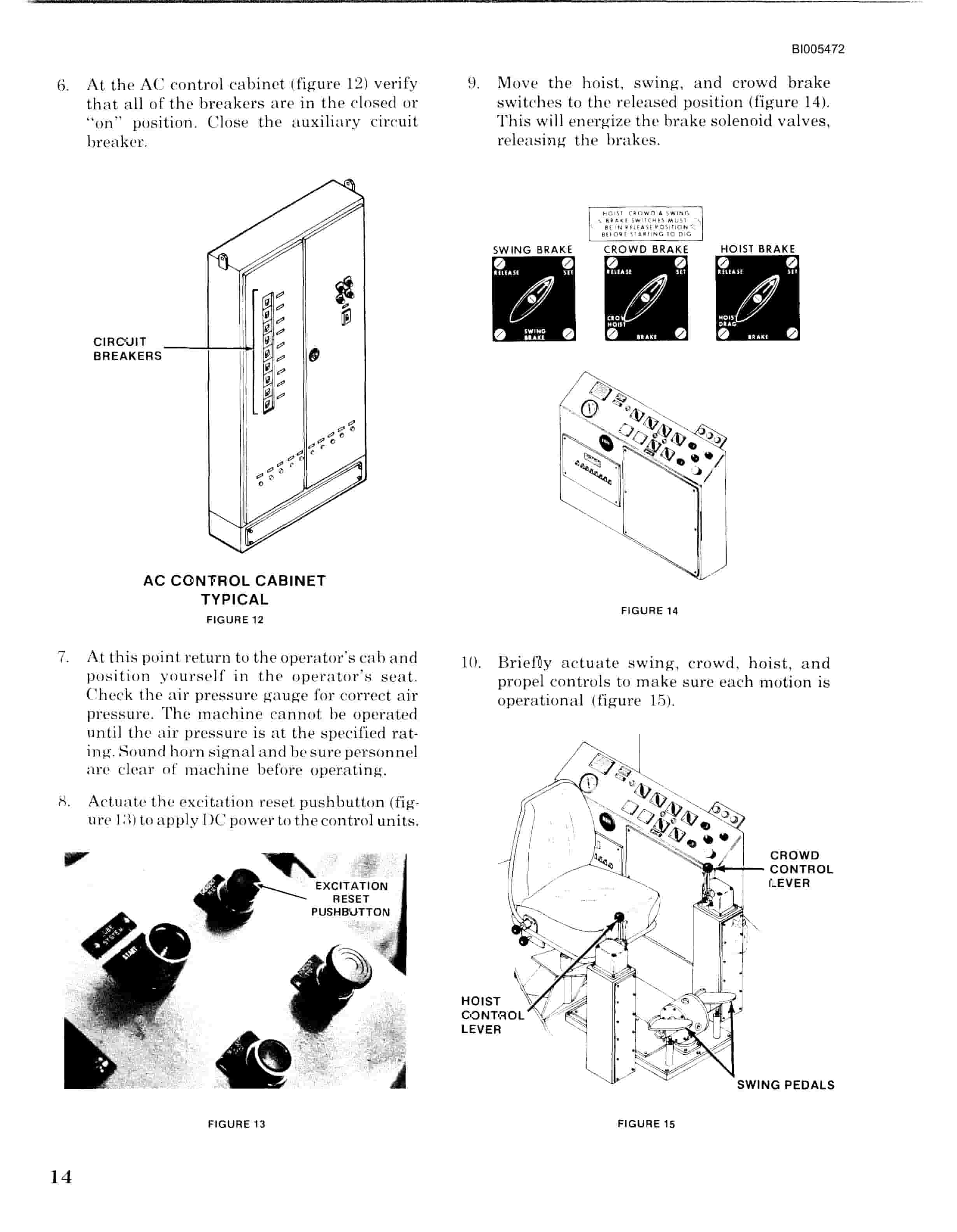 Bucyrus 195BI Electric Mining Shovel Technical Manual BI005472-4