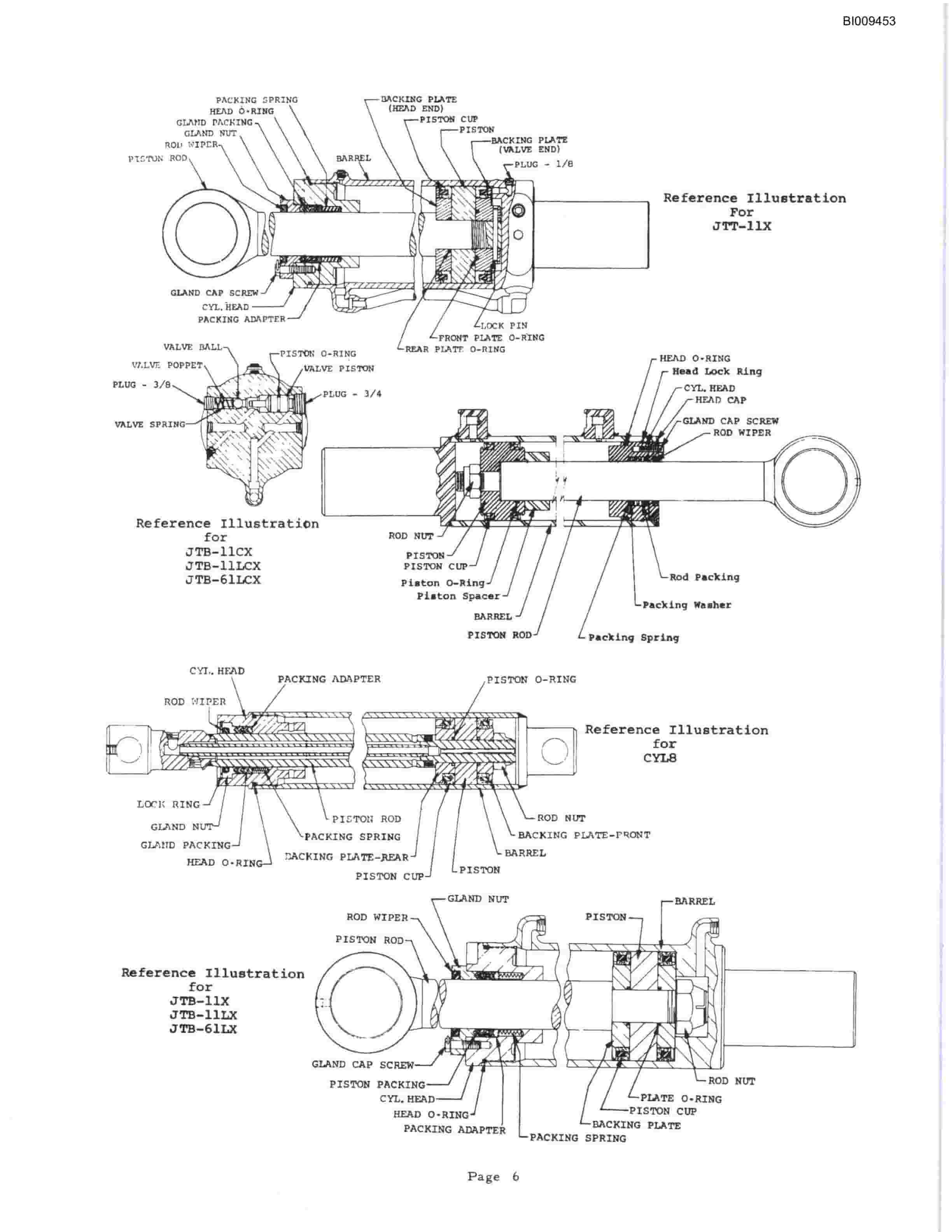 Bucyrus 2 Boom Air Driven Jumbo Parts Catalog BI009453-3