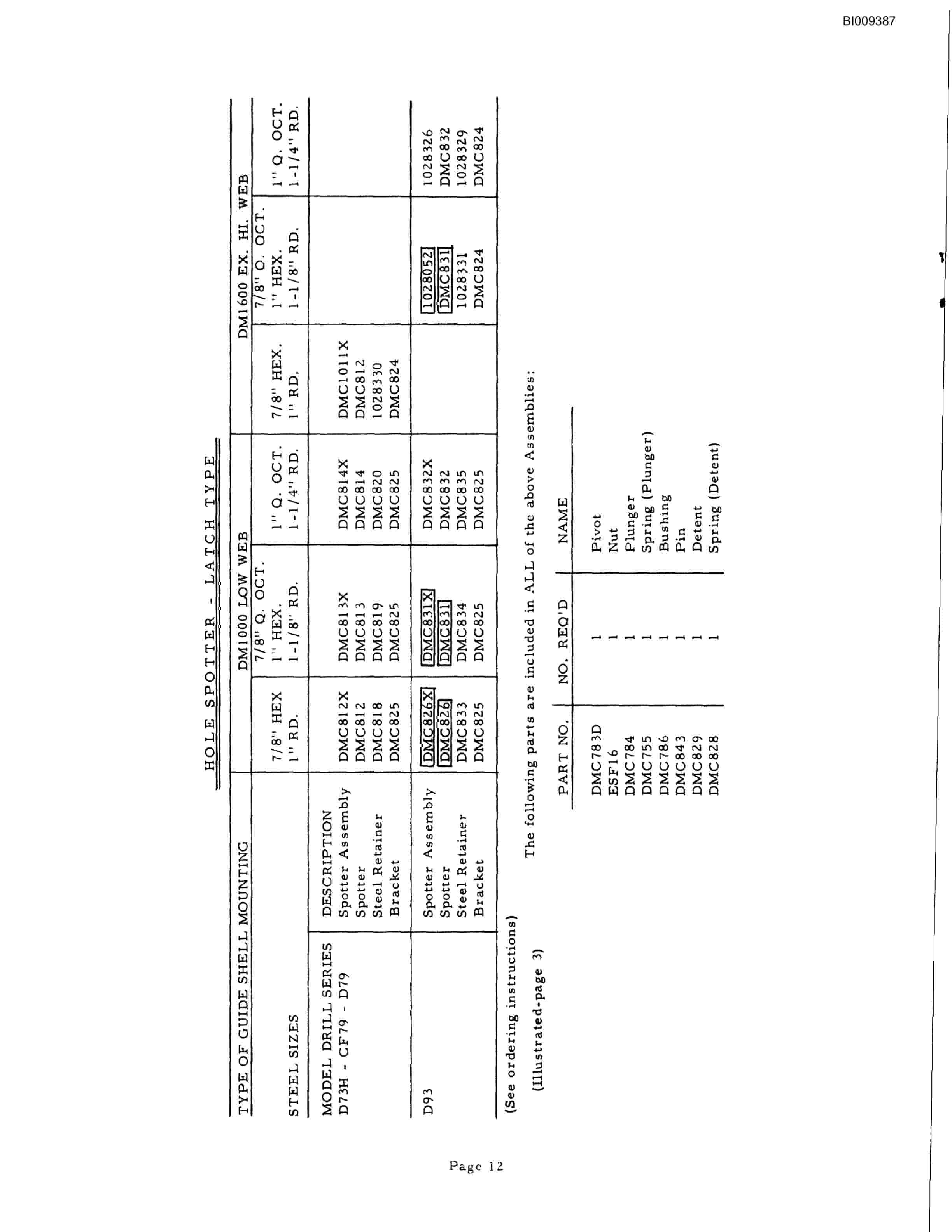 Bucyrus 2 Boom Craler Mounted Jumbo Parts Catalog BI009387-3