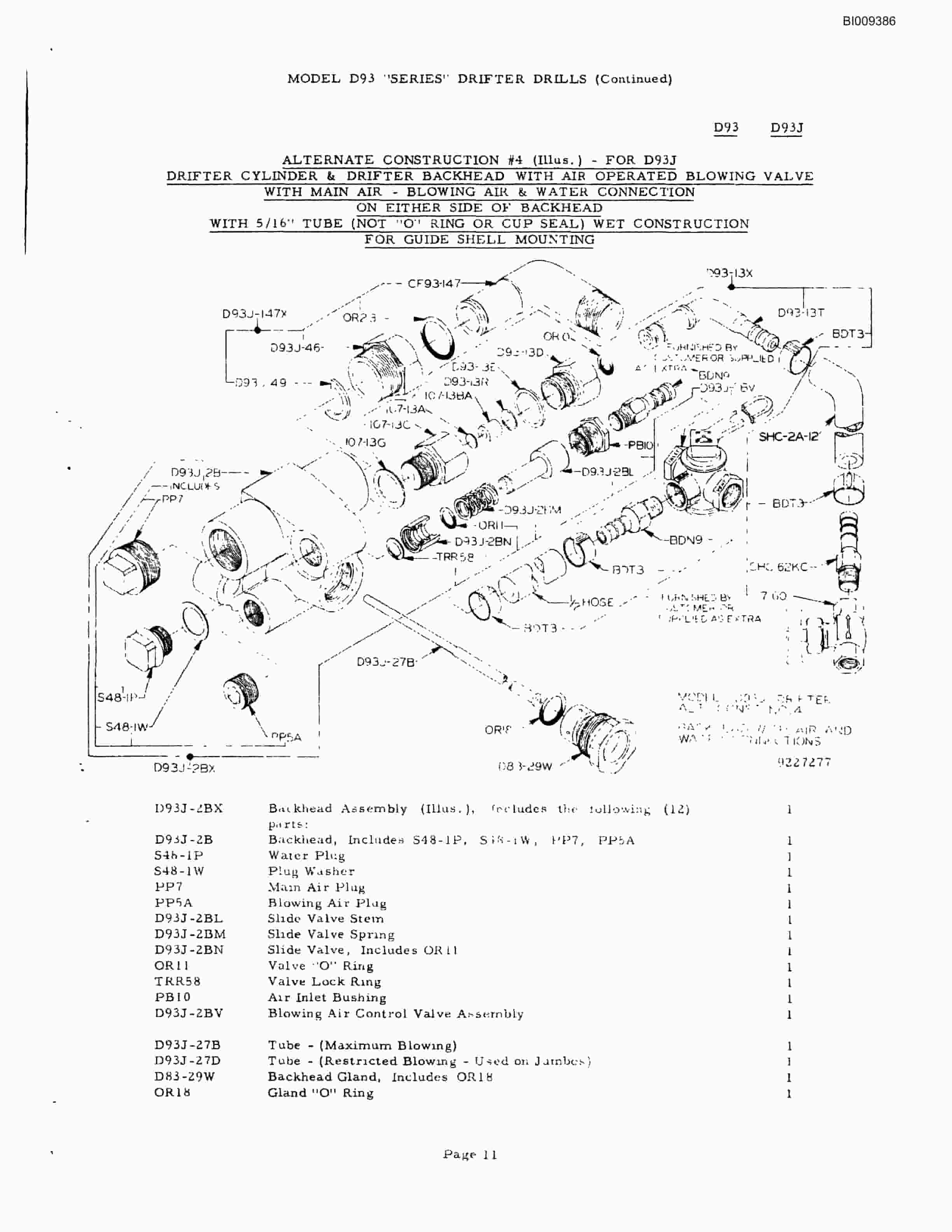 Bucyrus 2 Boom Rail Minibore Parts Catalog BI009386-4