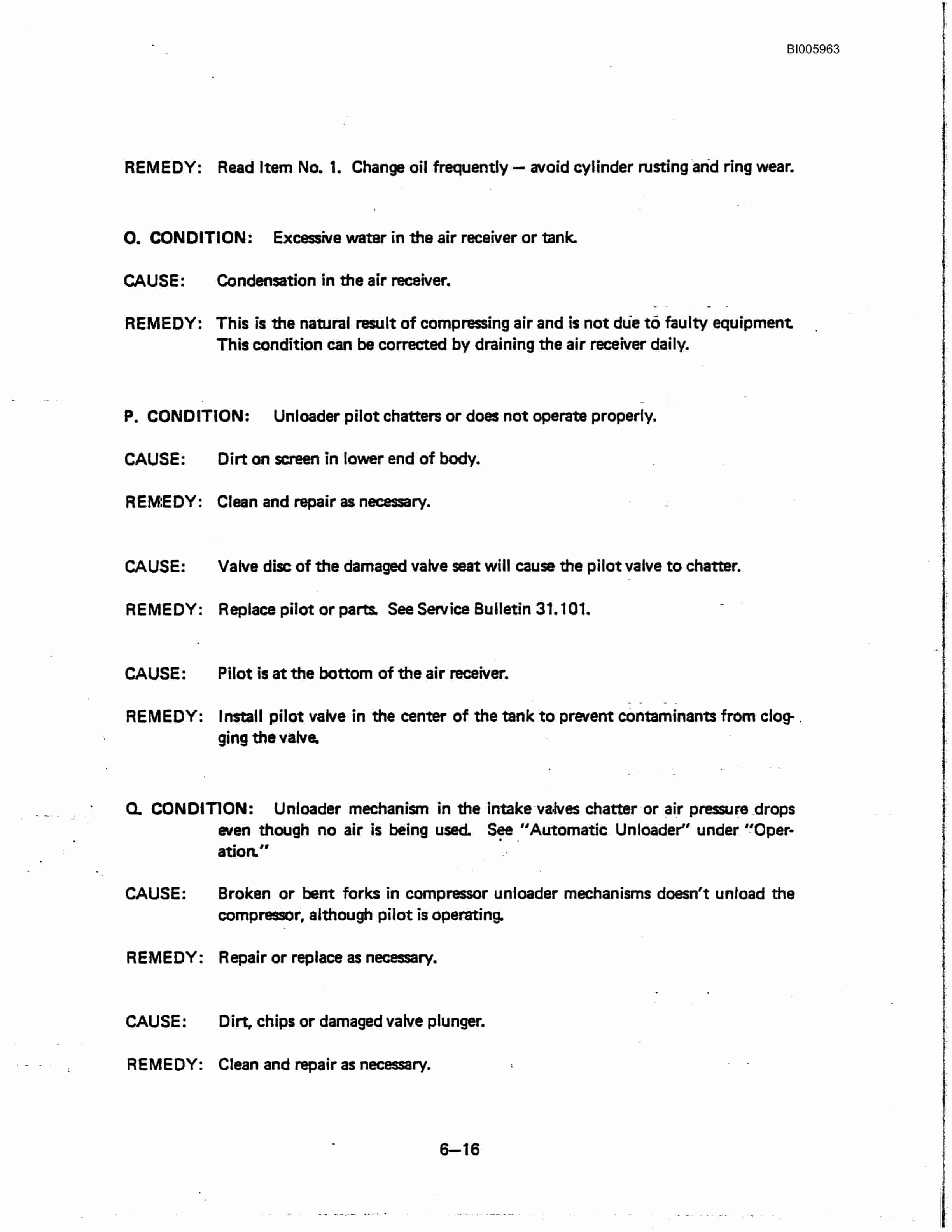 Bucyrus 201-M Electric Shovel Technical Manual BI005963-3