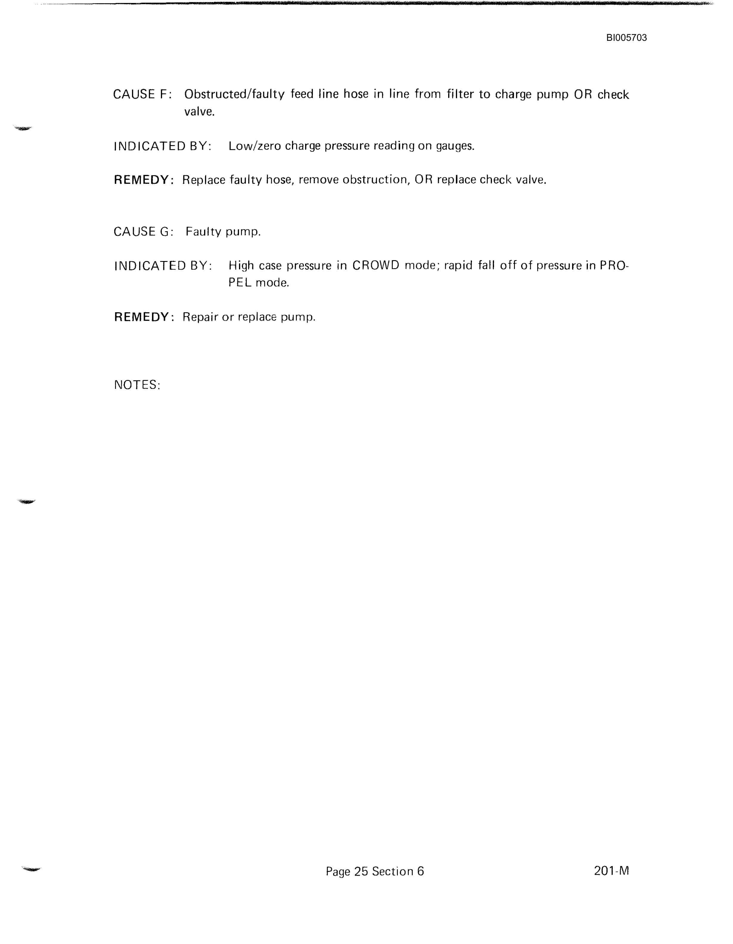 Bucyrus 201-M Hydraulic Shovel Technical Manual BI005703-5