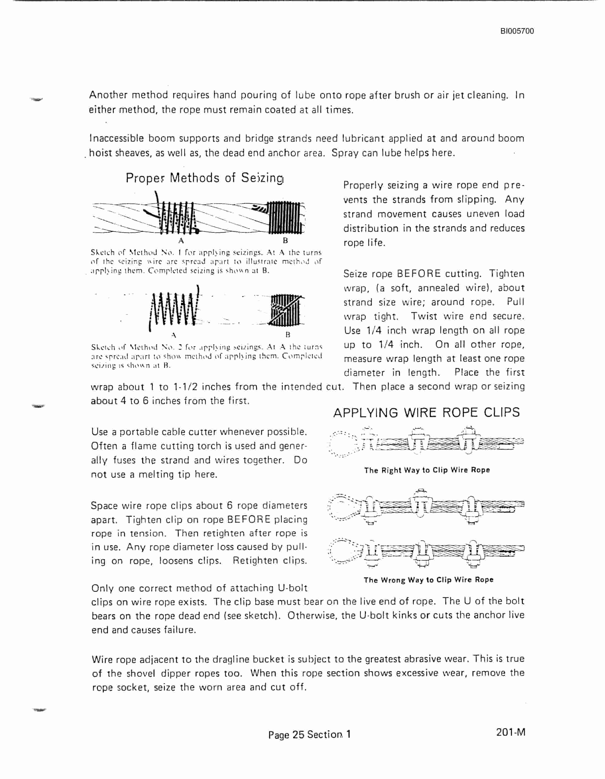 Bucyrus 201-M Mining Shovel Technical Manual BI005700-4