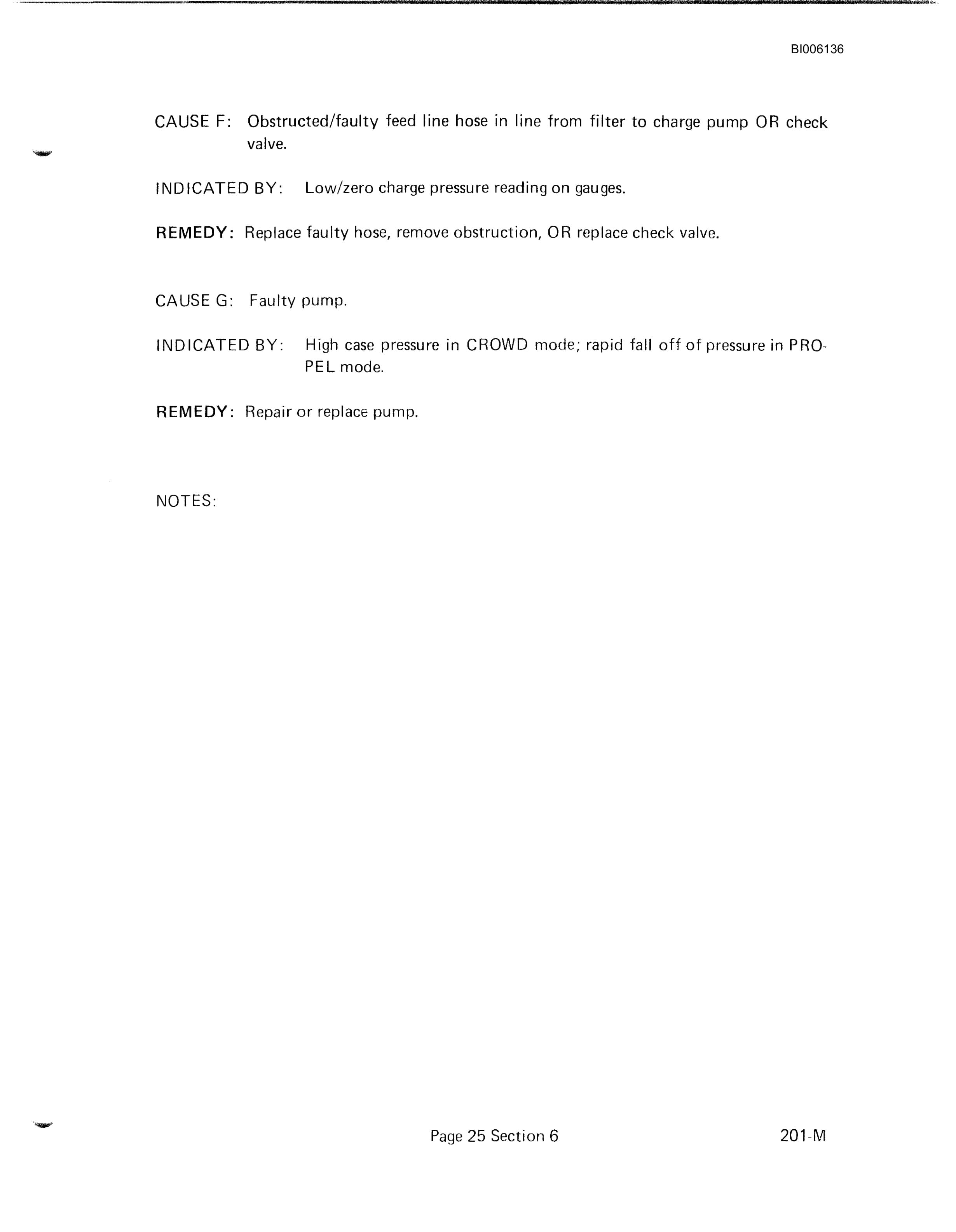 Bucyrus 201-M Technical Manual BI006136-5
