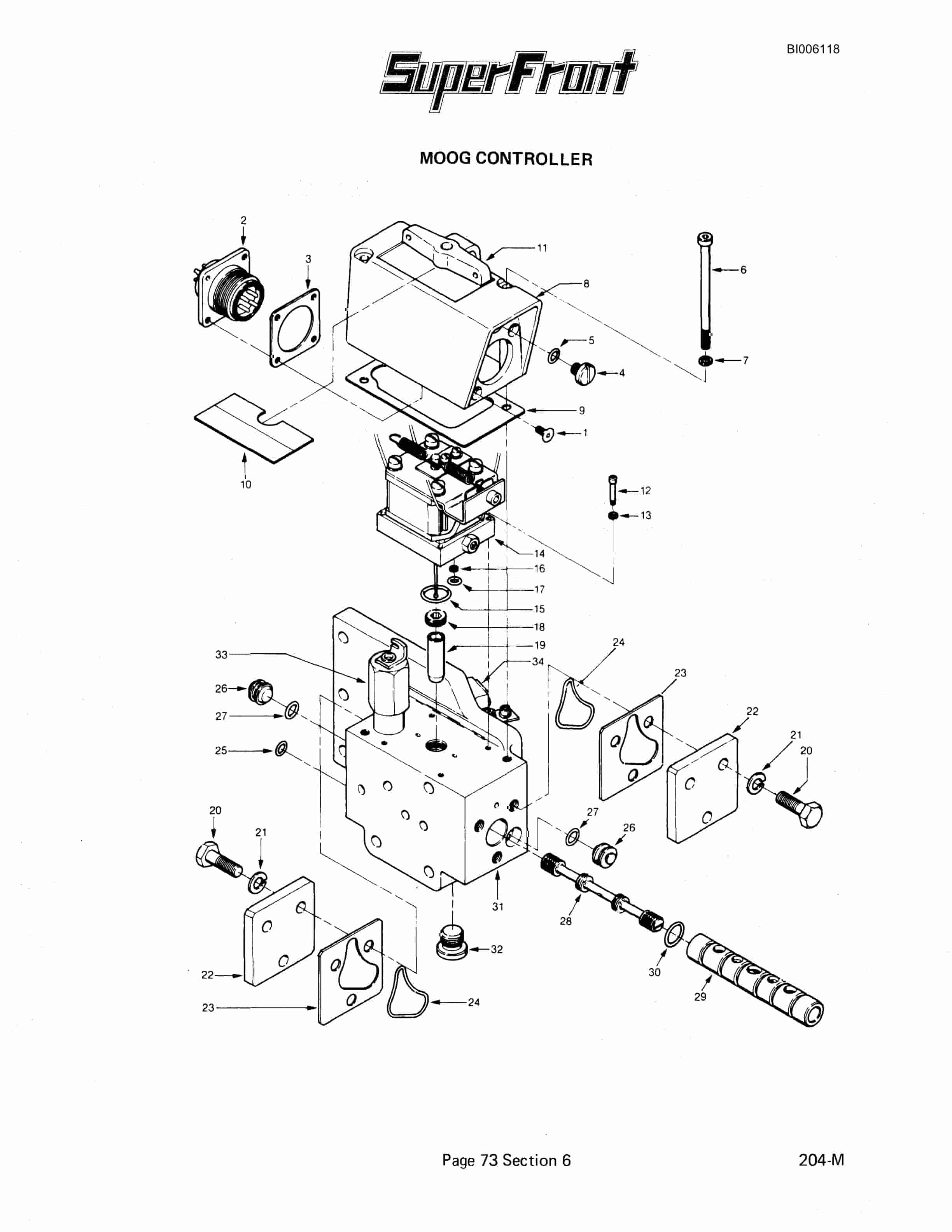 Bucyrus 204-M-HR Super Front Technical Manual BI006118-3